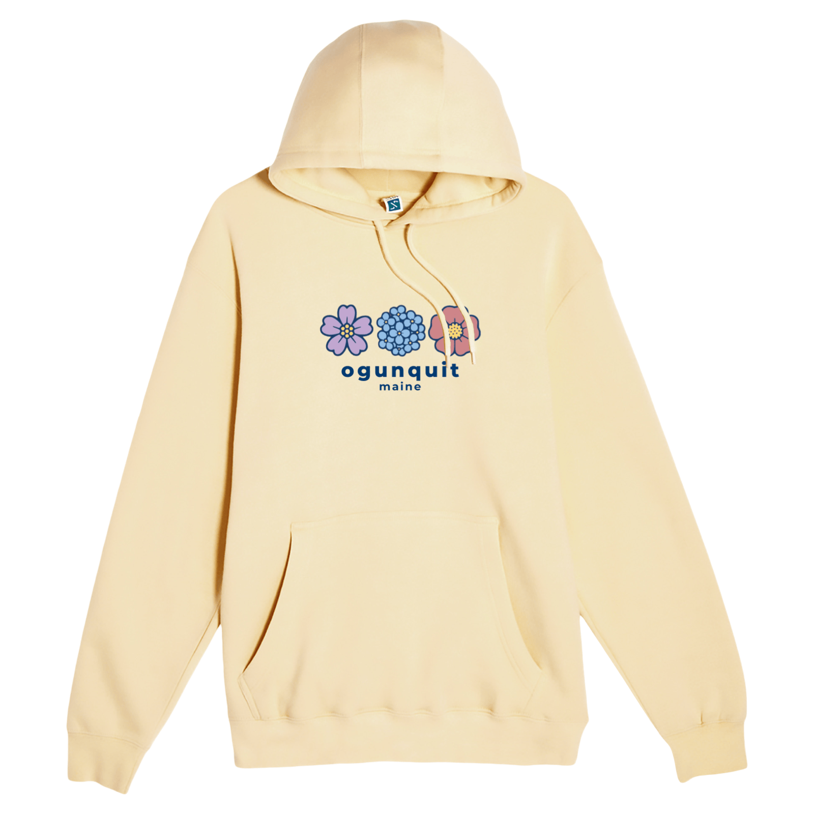 Cape Cod Clothing Company Ogunquit Summer Bloom Comfort Fleece Hoodie