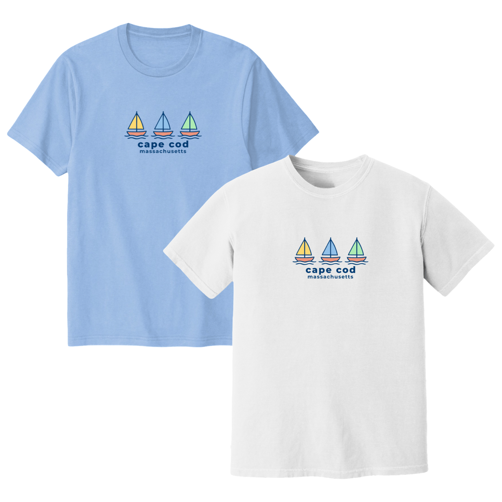 Cape Cod Clothing Company Cape Cod Summer Sails Soft Cotton T-Shirt