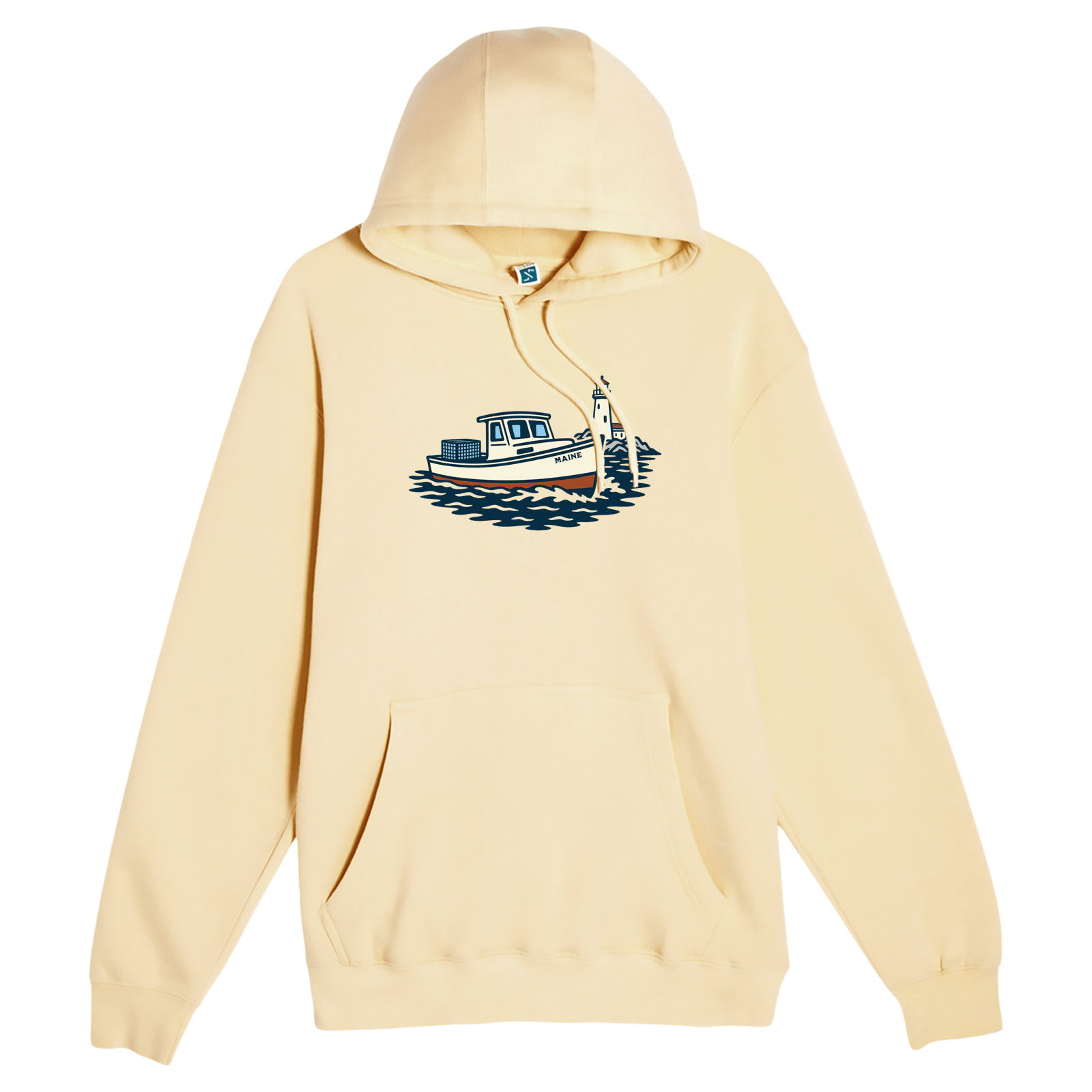 Cape Cod Clothing Company Maine Lobster Boat Comfort Fleece Hoodie