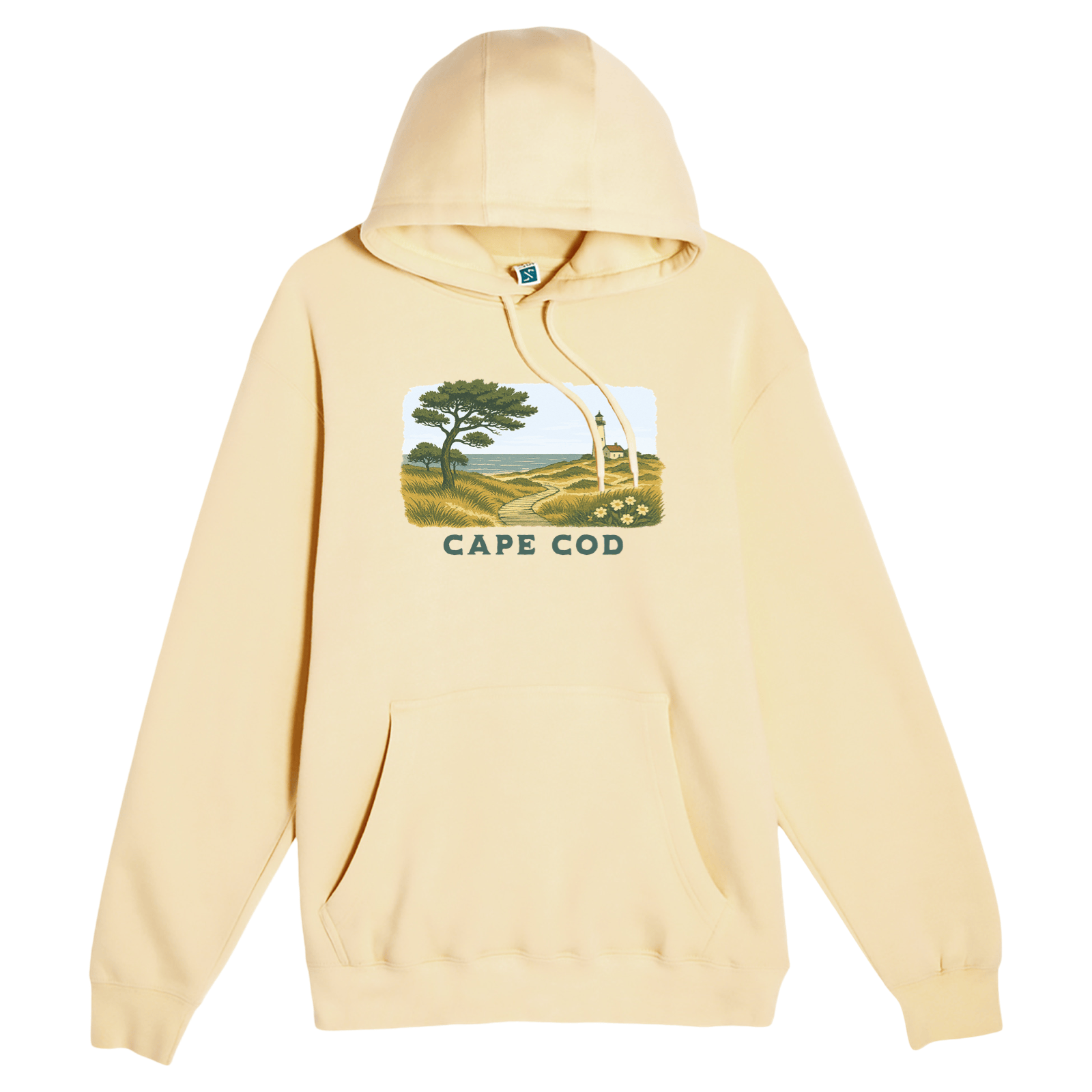 Cape Cod Clothing Company Cape Cod Serene Shoreline Comfort Fleece Hoodie