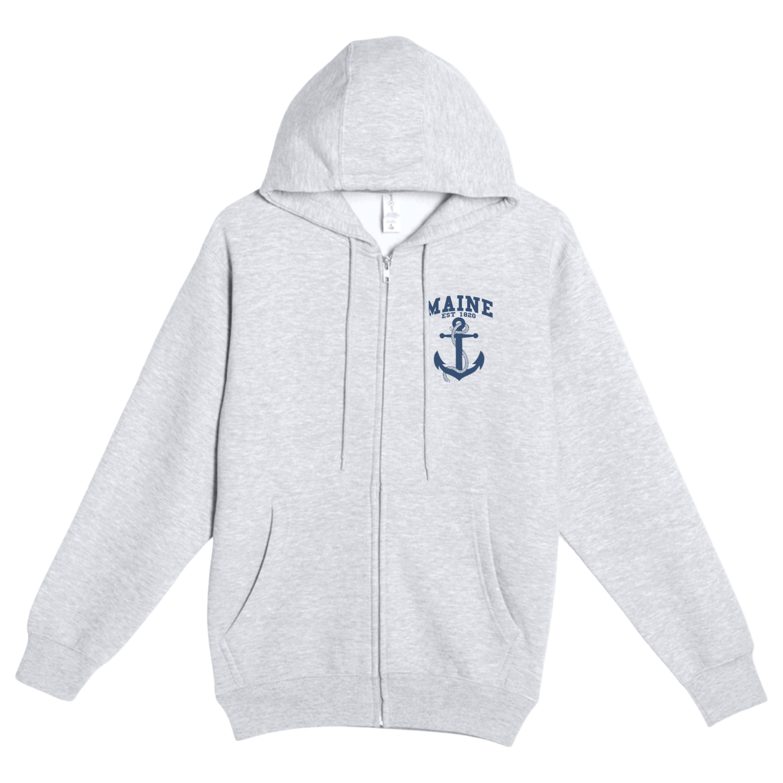 Cape Cod Clothing Company Maine Anchor Soft Fleece Full Zip Hoodie