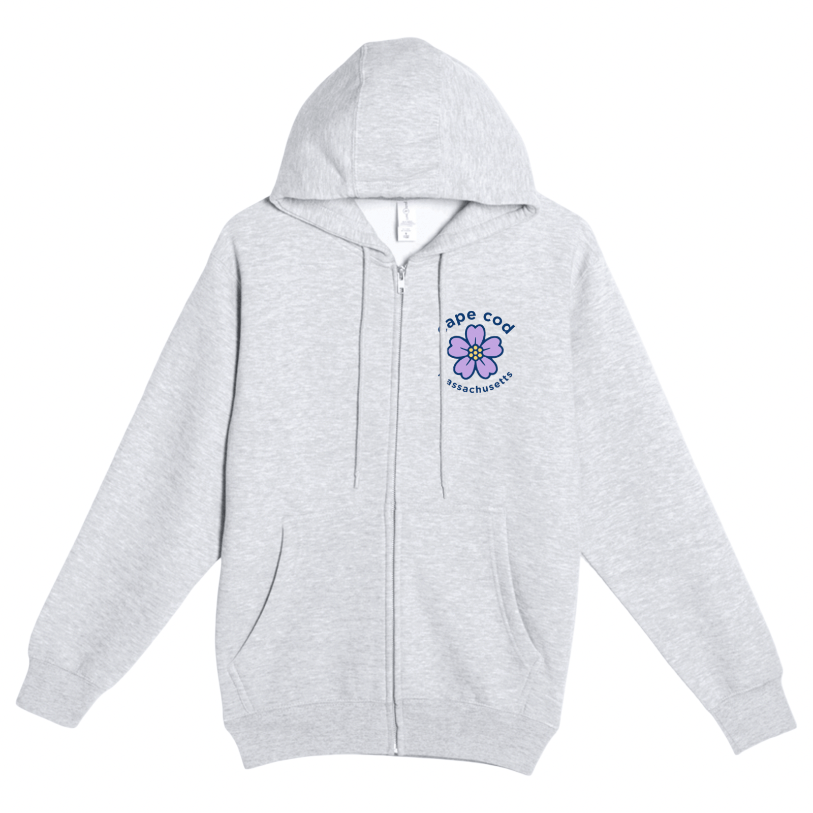 Cape Cod Clothing Company Cape Cod Sea Lavender Soft Fleece Full Zip Hoodie