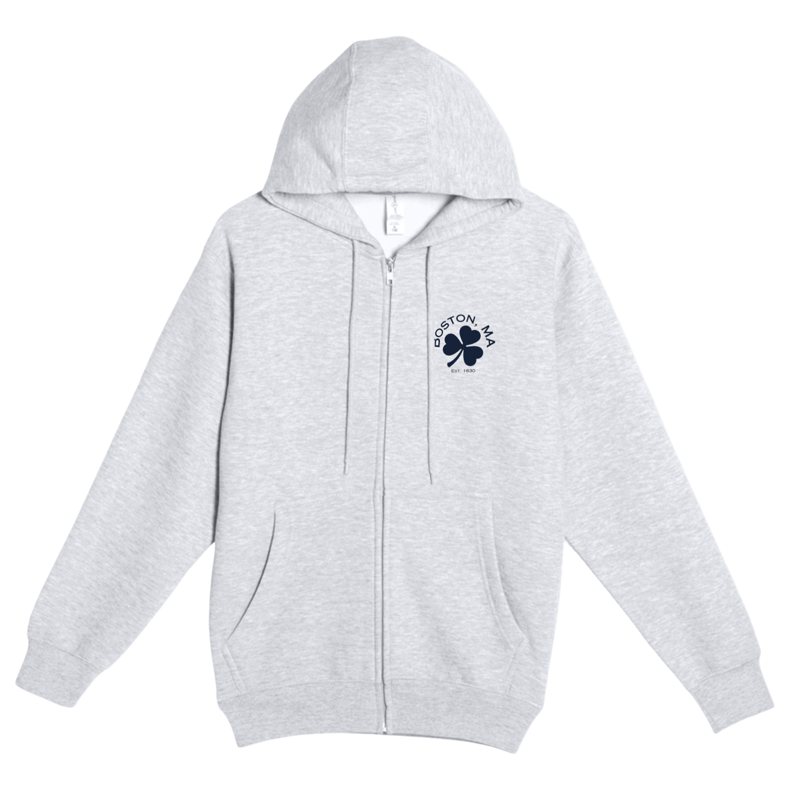 Cape Cod Clothing Company Boston Shamrock Soft Fleece Full Zip Hoodie