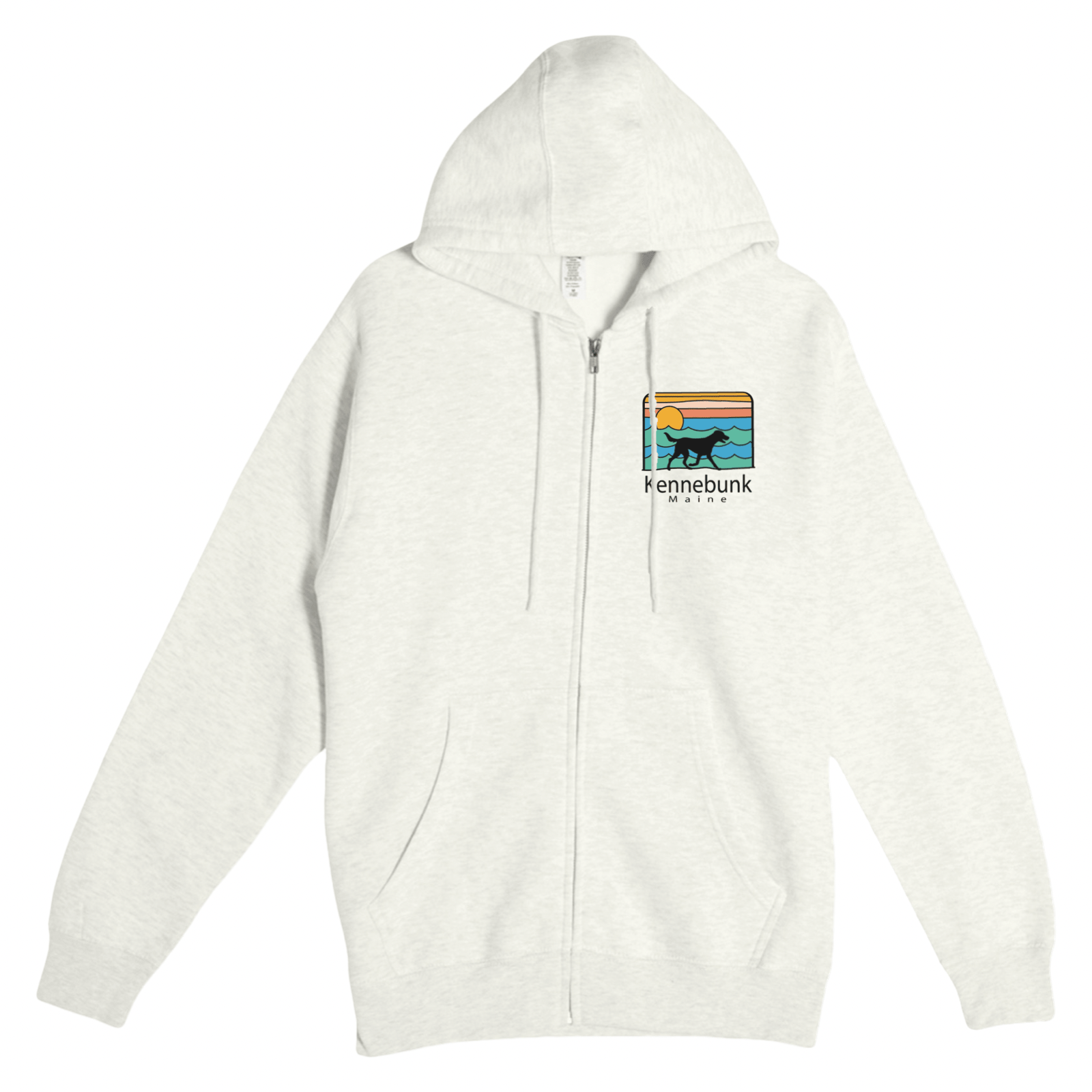 Cape Cod Clothing Company Kennebunk Summer Dog Soft Fleece Full Zip Hoodie