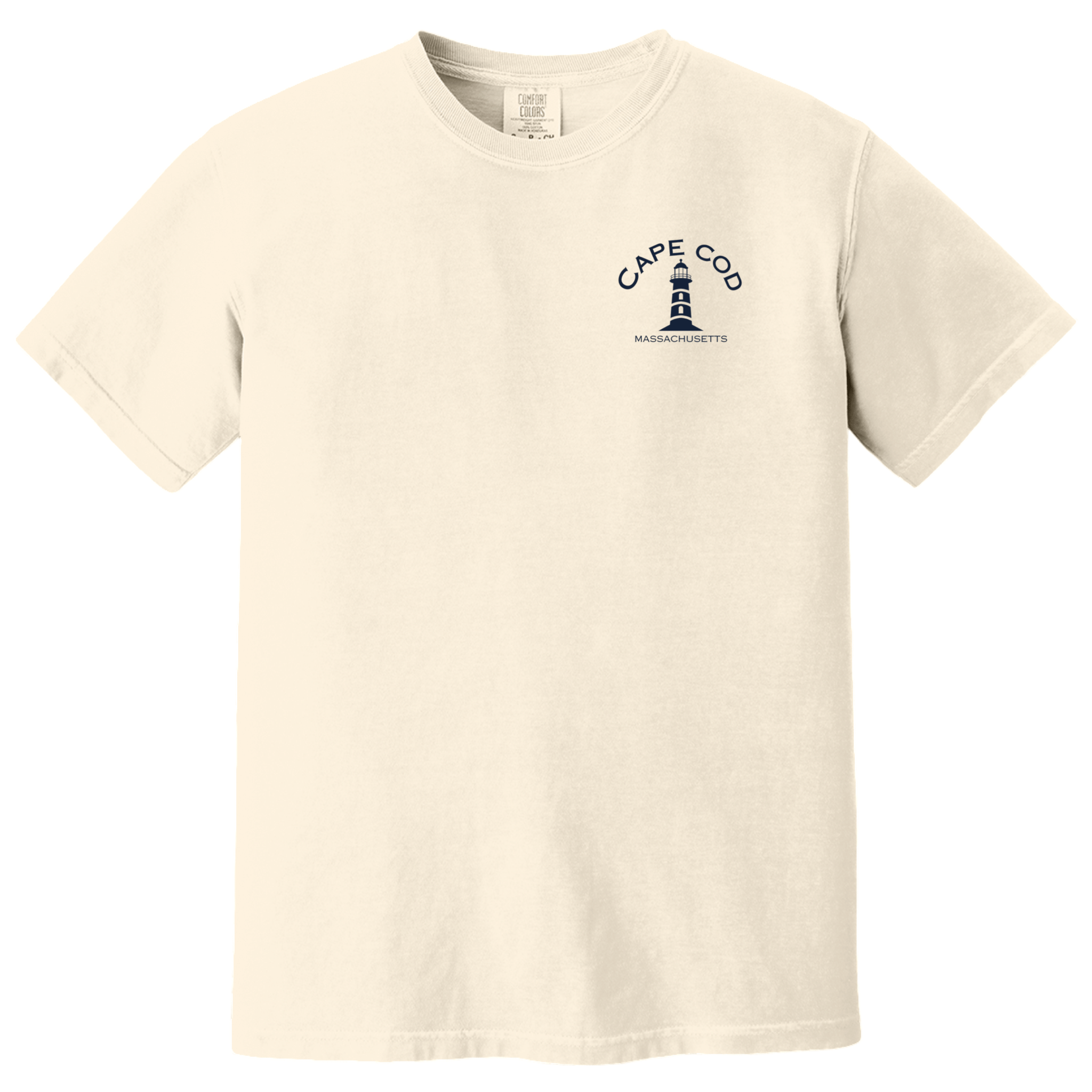 Cape Cod Lighthouse Comfort Colors T-Shirt, Ivory