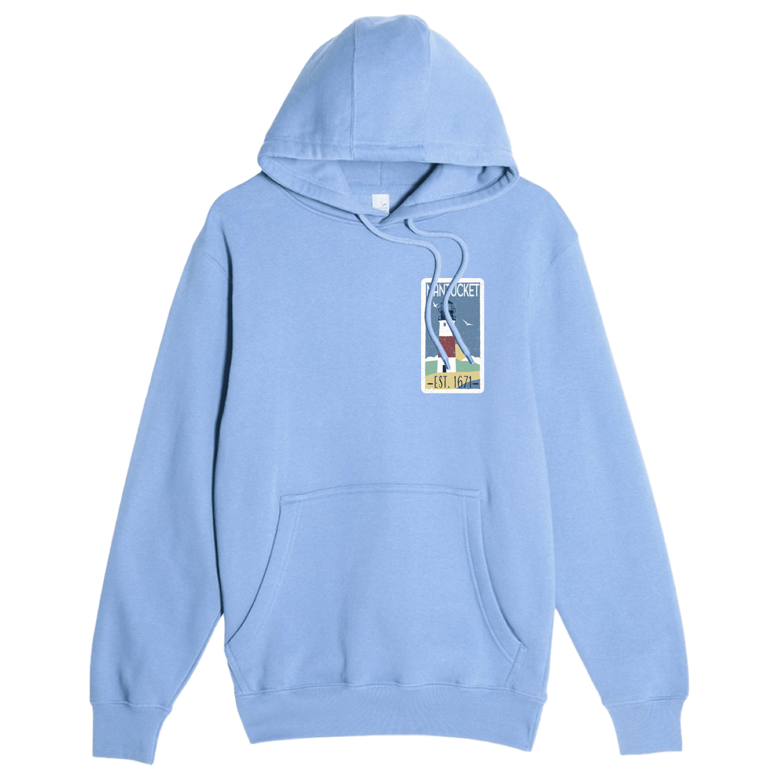 Cape Cod Clothing Company Nantucket Vintage Lighthouse Comfort Fleece Hoodie