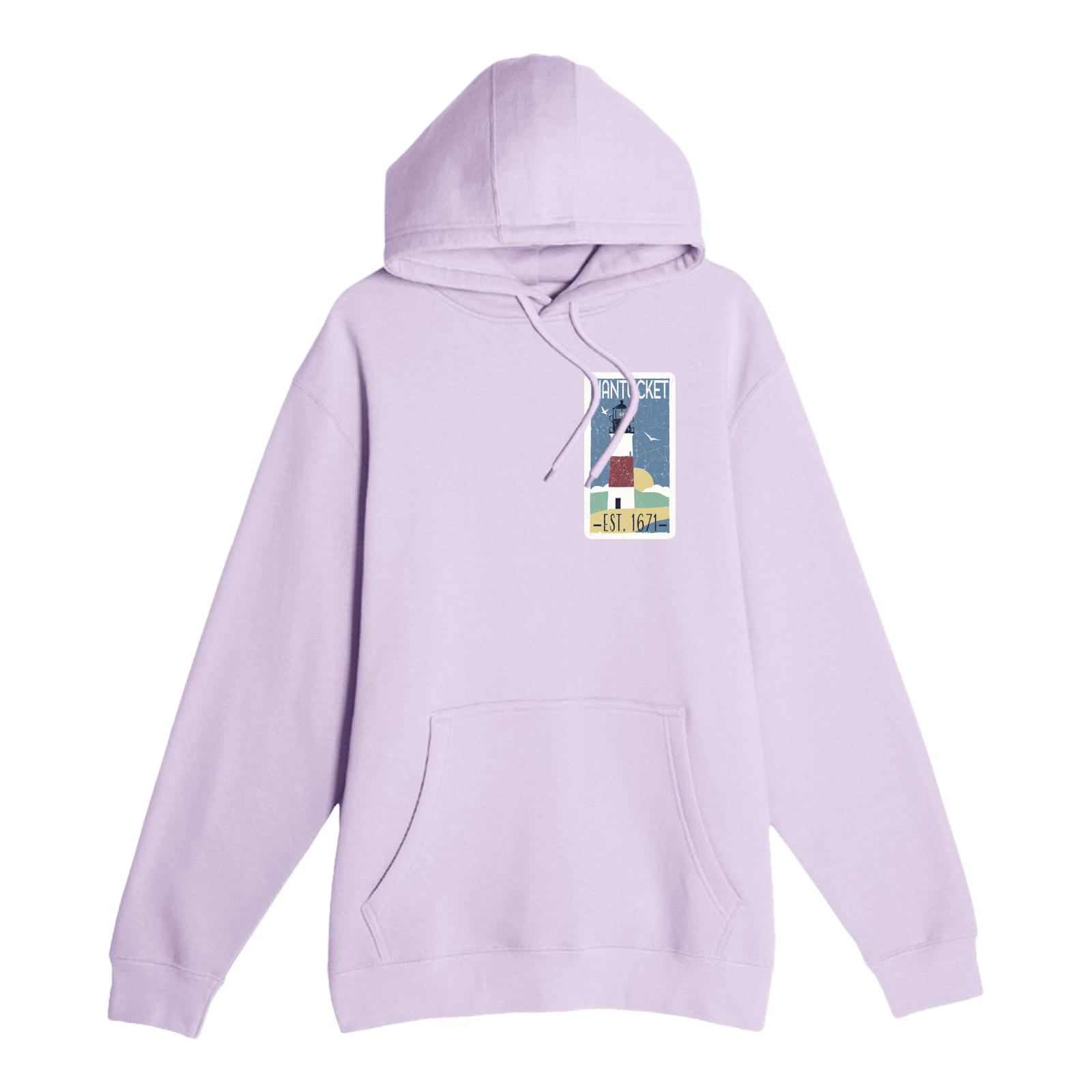 Cape Cod Clothing Company Nantucket Vintage Lighthouse Comfort Fleece Hoodie