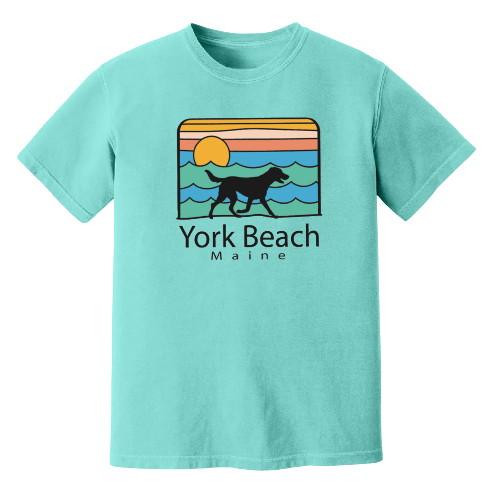Cape Cod Clothing Company York Beach Summer Dog Soft Cotton T-Shirt