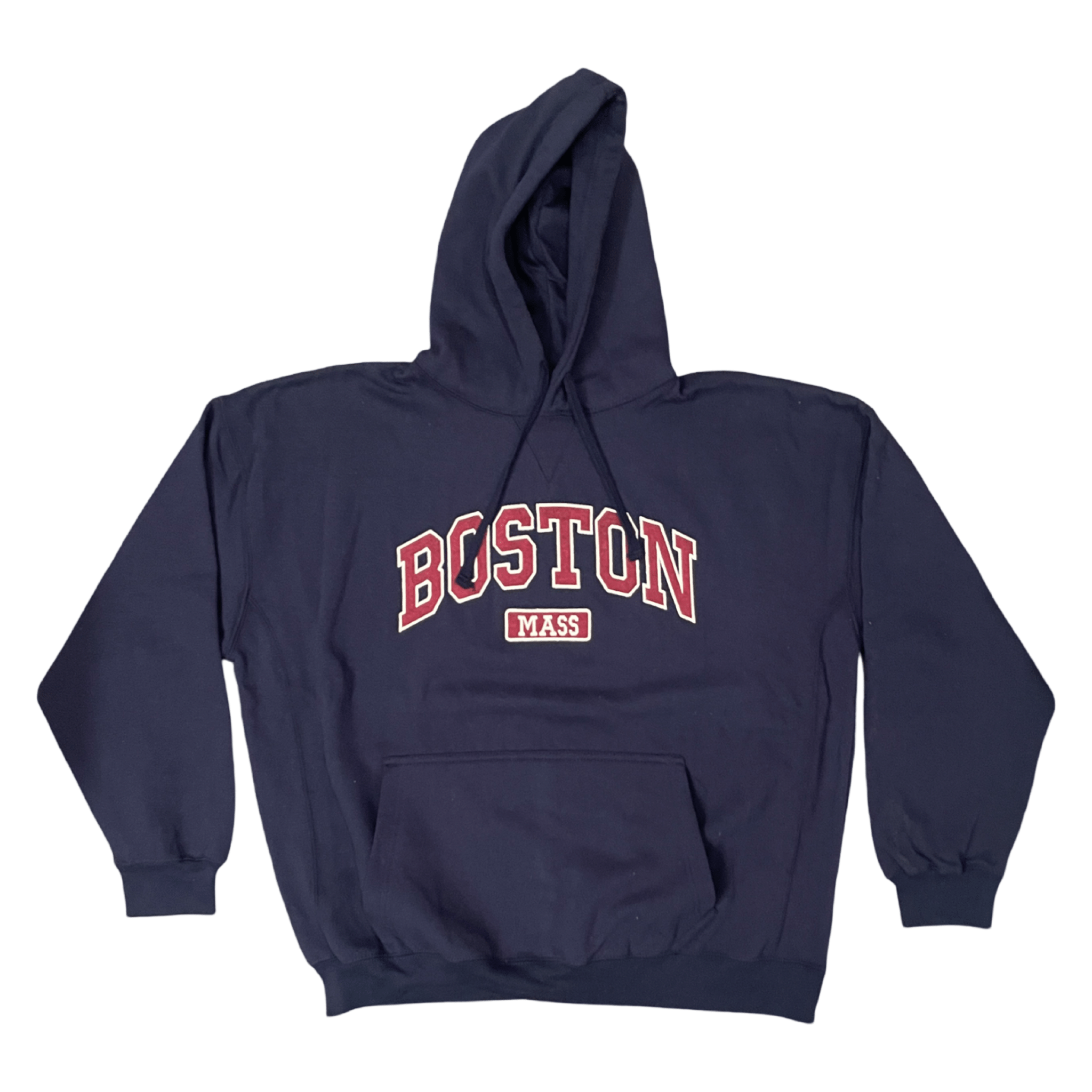 Boston Premium Applique Hoodie, navy