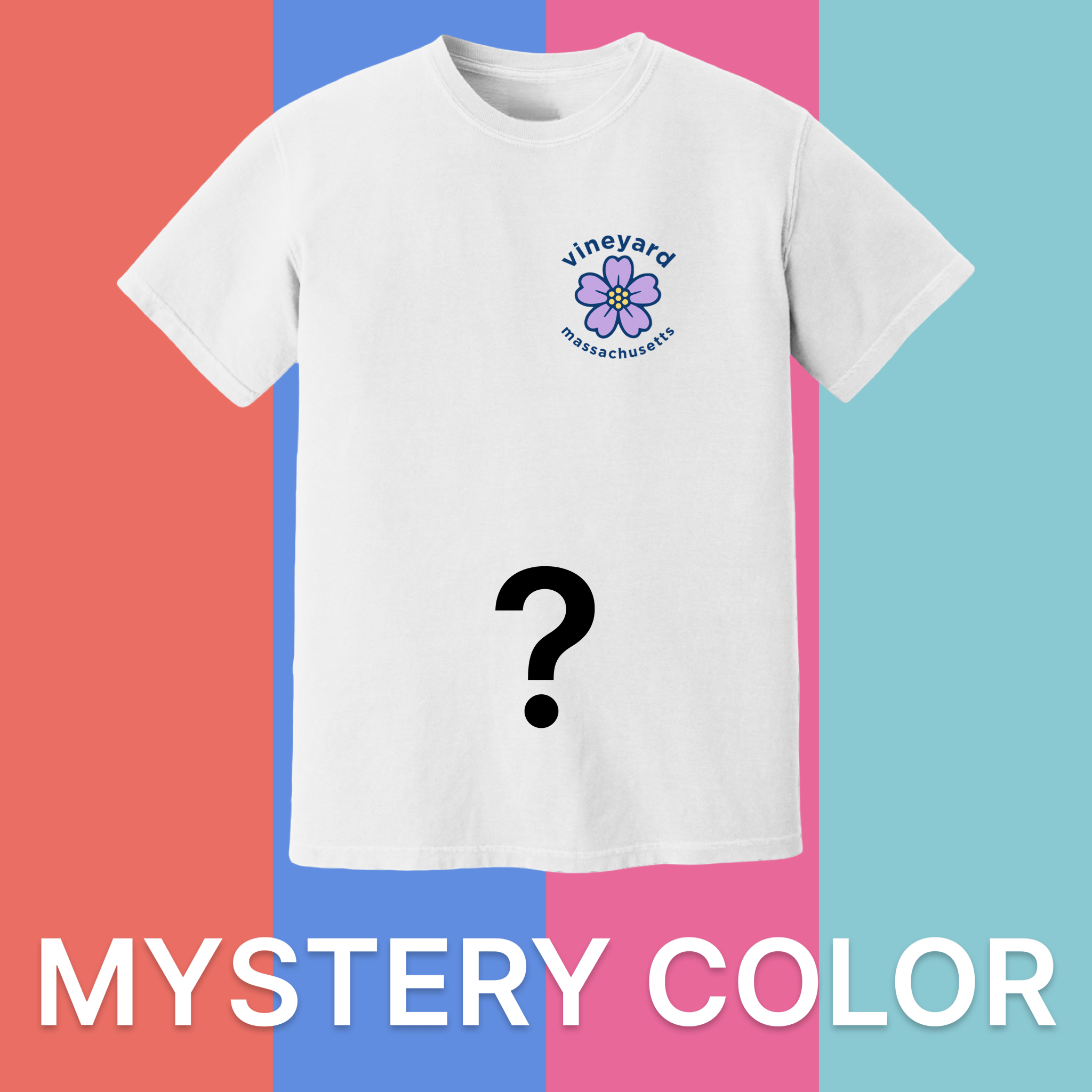 Cape Cod Clothing Company Martha's Vineyard Sea Lavender Comfort Colors T-Shirt - Mystery Color