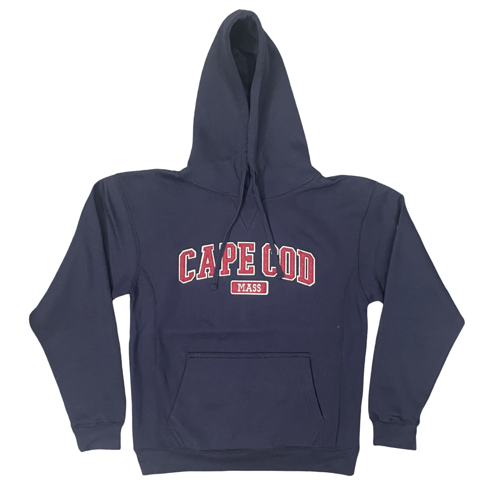 Cape Cod Premium Applique Hoodie, Navy