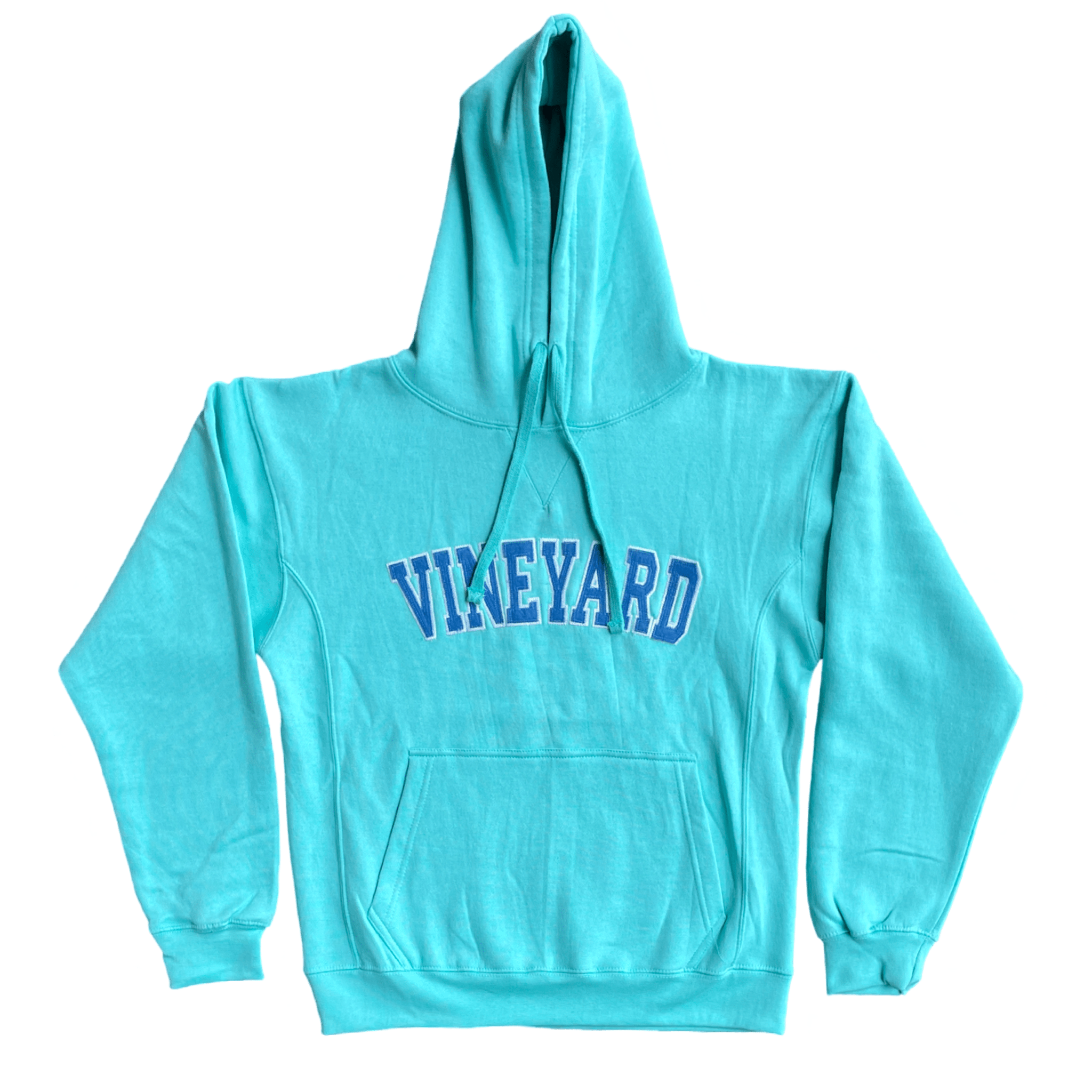 Vineyard Premium Applique Hoodie, seafoam