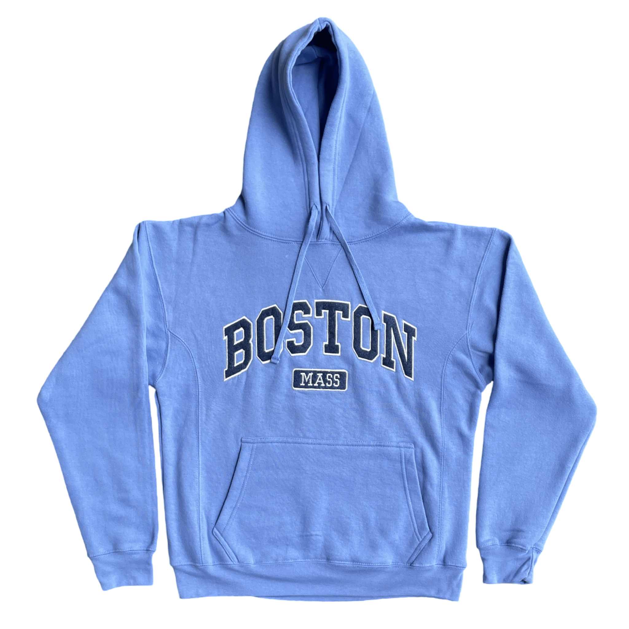 Boston Premium Applique Hoodie, carolina blue