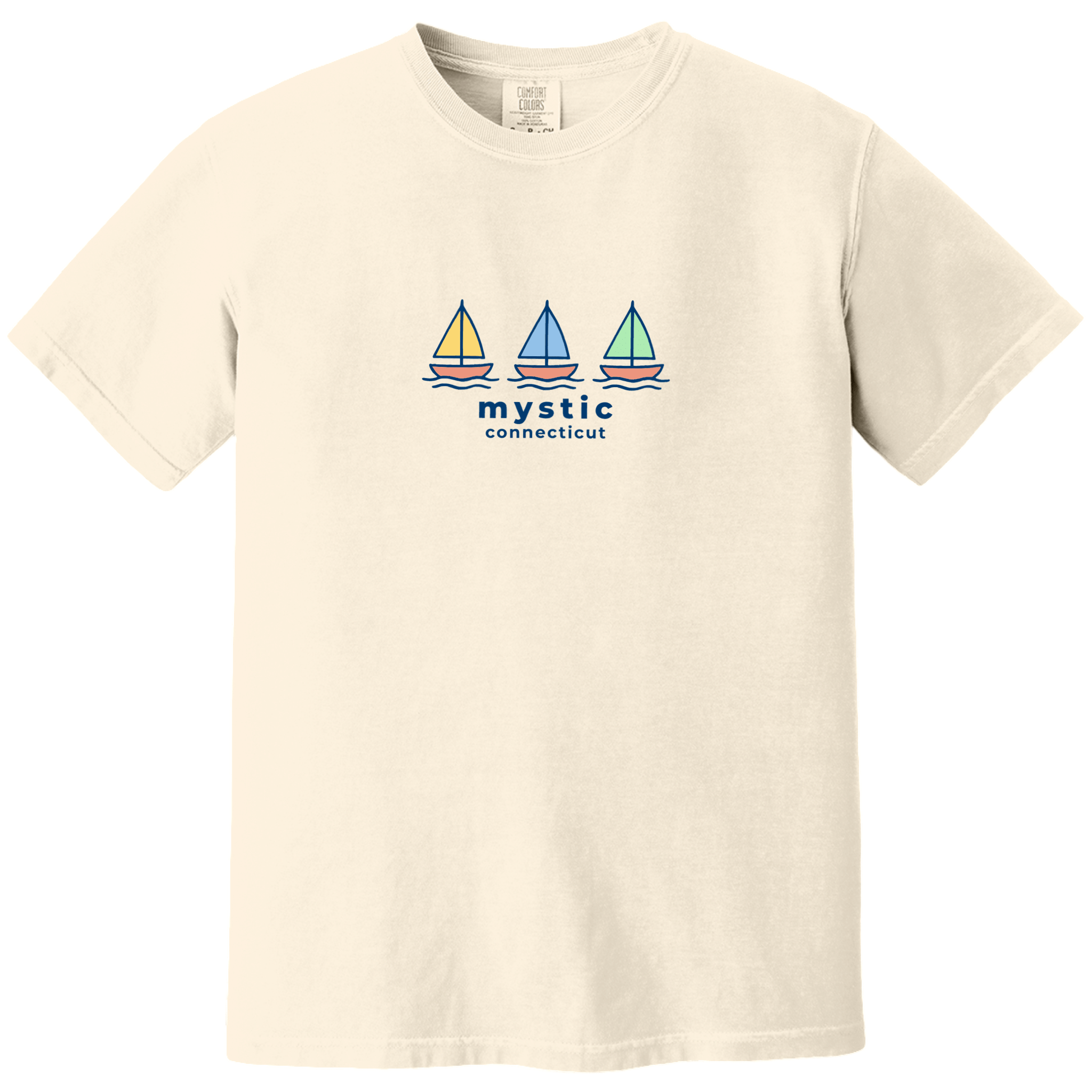 Cape Cod Clothing Company Mystic Summer Sails Comfort Colors T-Shirt