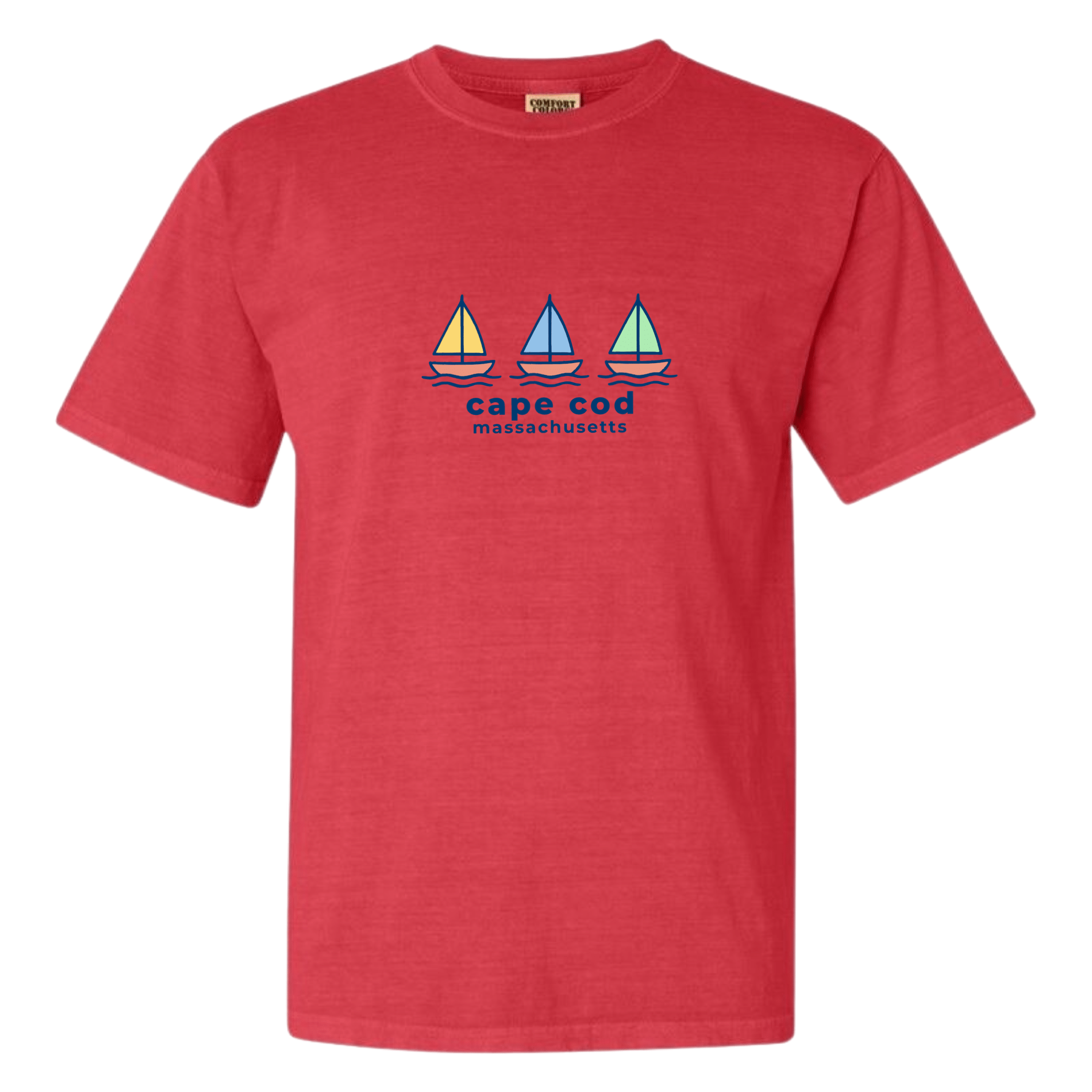 Cape Cod Clothing Company Cape Cod Summer Sails Comfort Colors T-Shirt