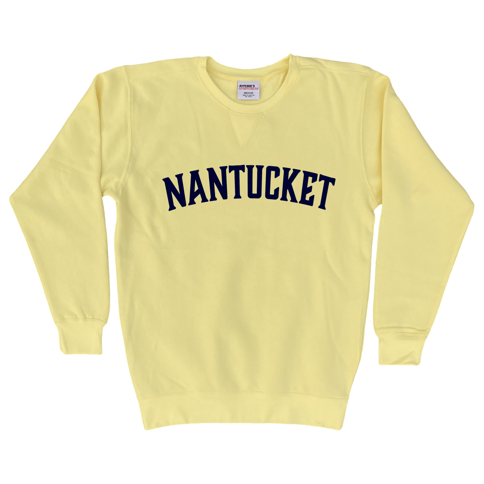 Nantucket Heavyweight Fleece Crewneck, yellow