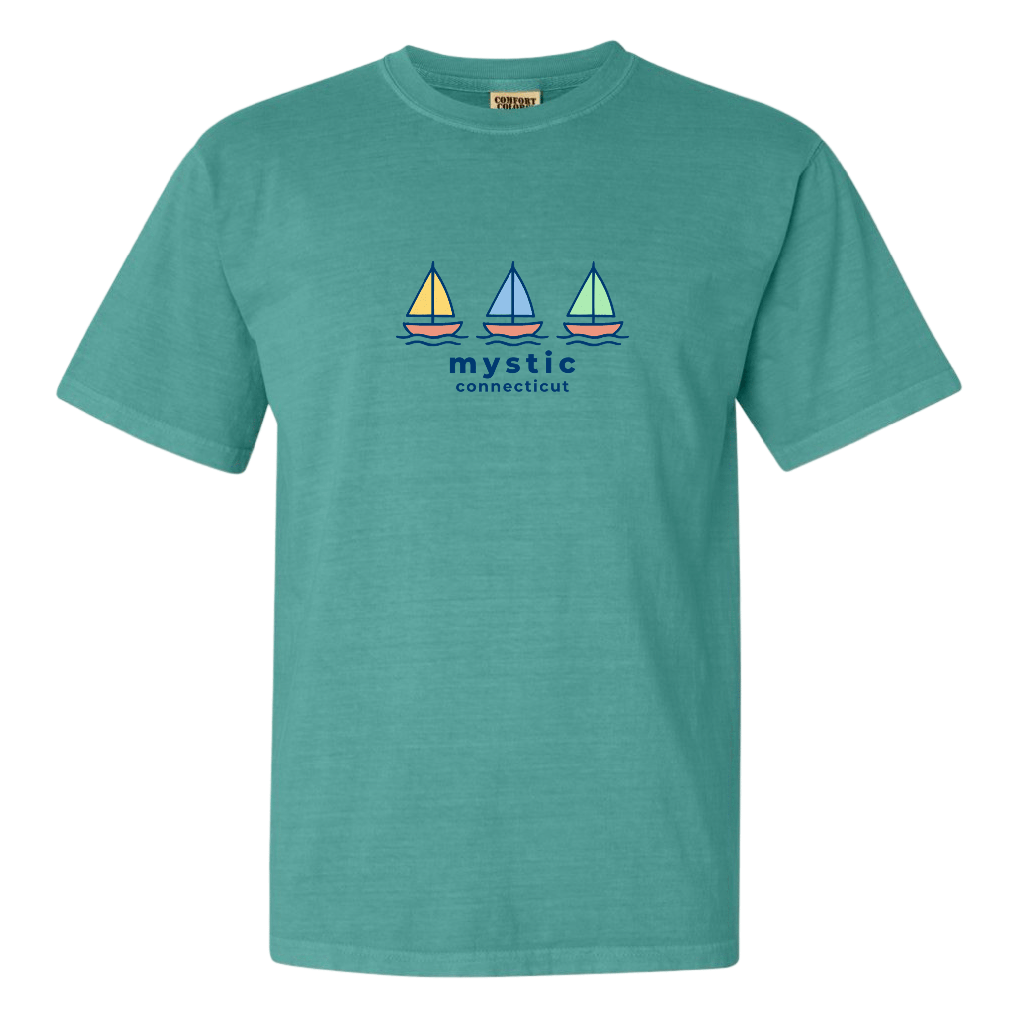 Cape Cod Clothing Company Mystic Summer Sails Comfort Colors T-Shirt