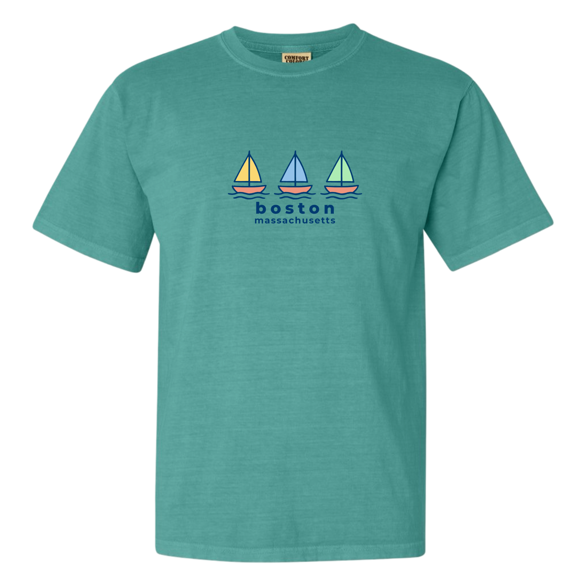 Cape Cod Clothing Company Boston Summer Sails Comfort Colors T-Shirt