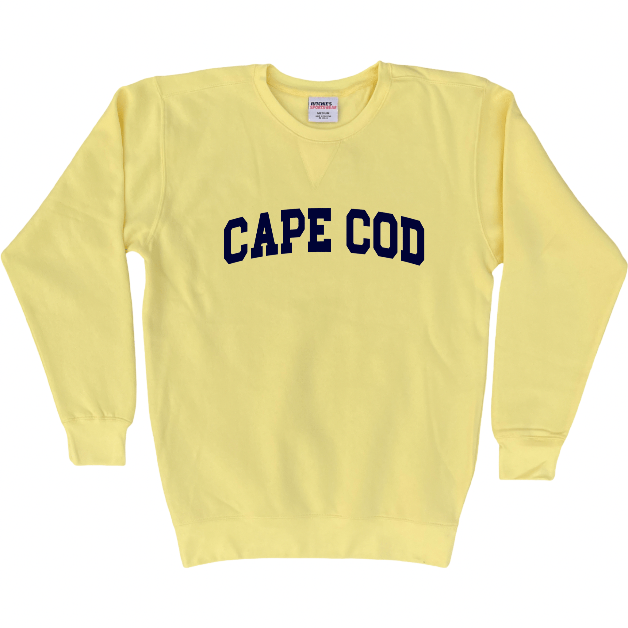 Cape Cod Heavyweight Fleece Crewneck, yellow