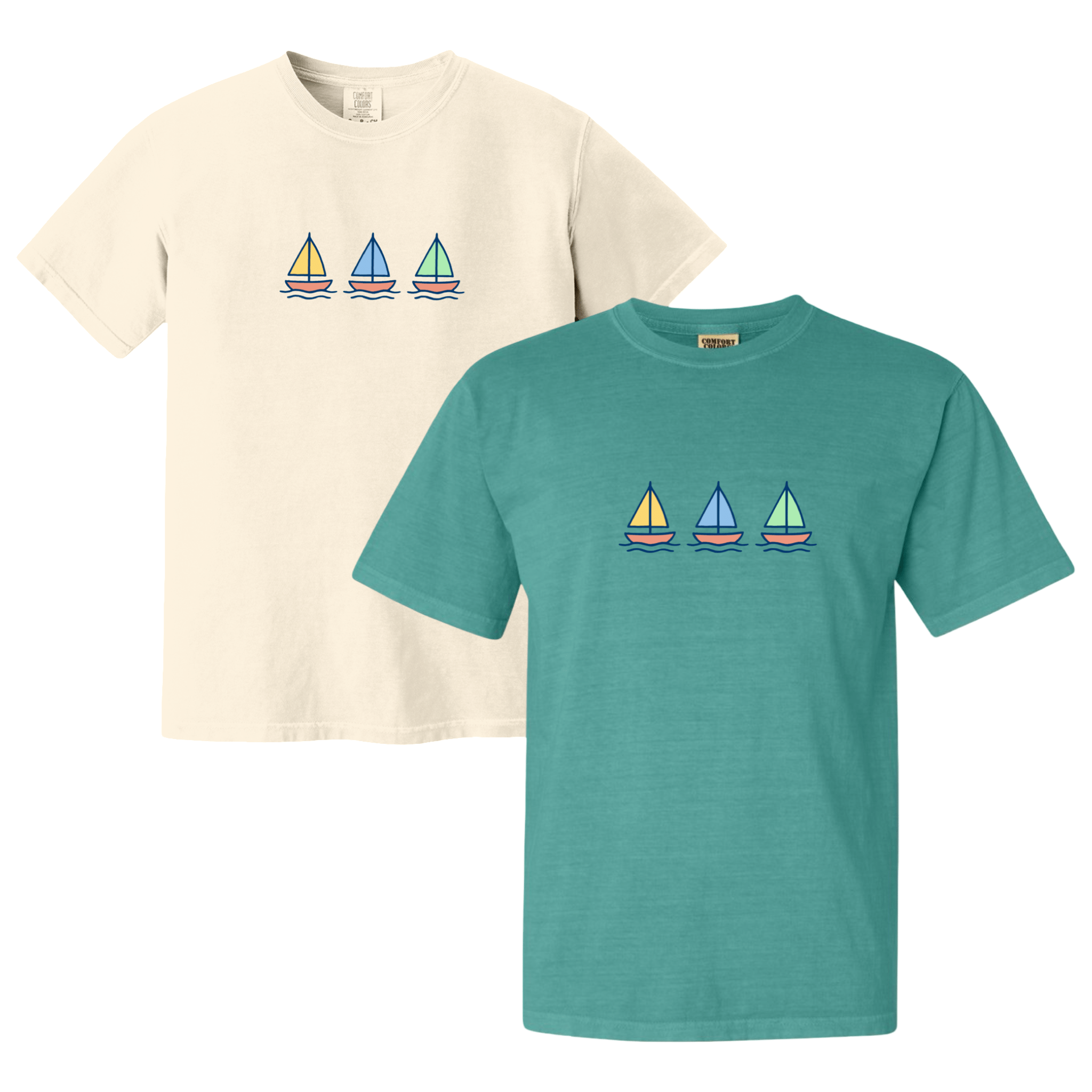 Cape Cod Clothing Company Summer Sails Comfort Colors T-Shirt