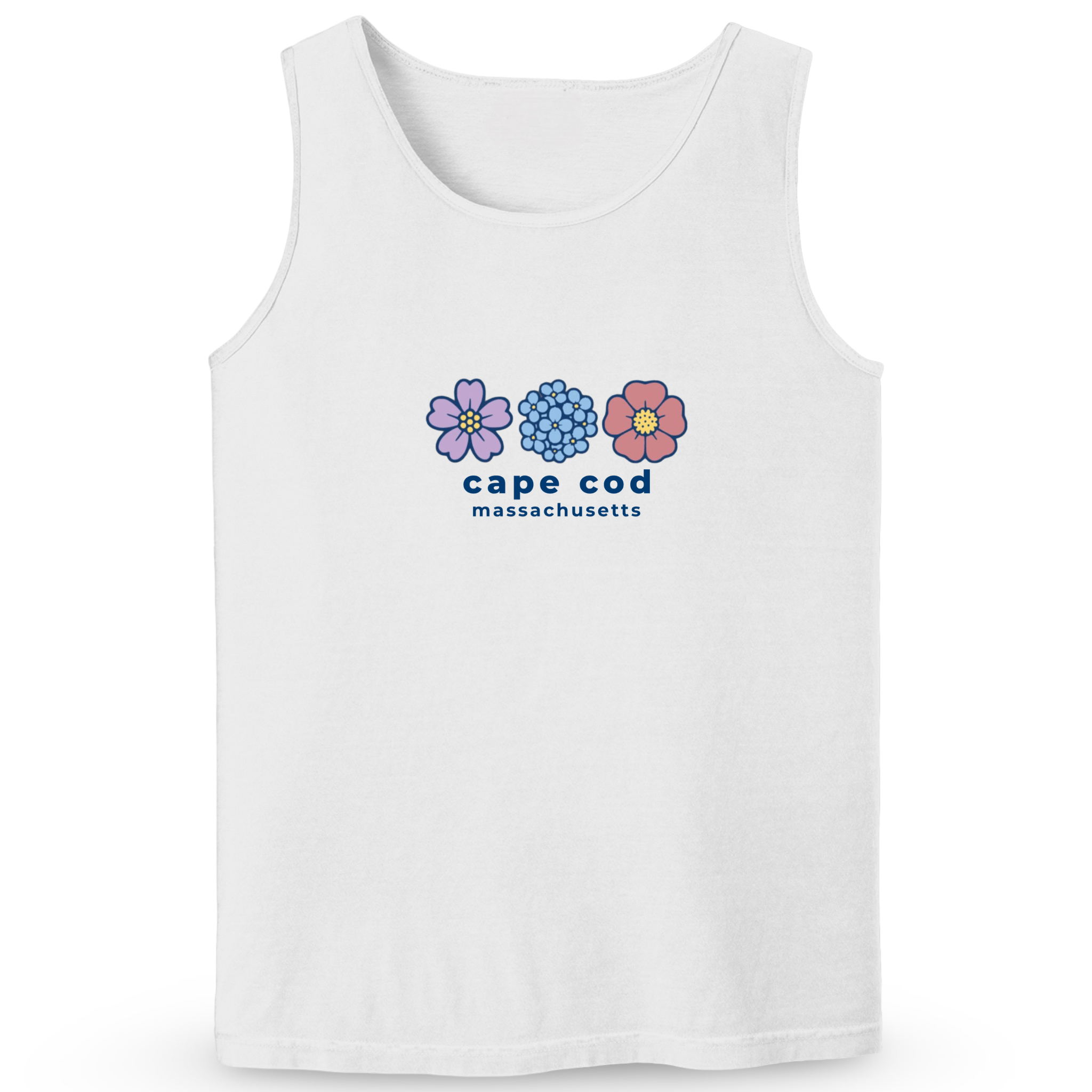 Cape Cod Clothing Company Cape Cod Summer Bloom Soft Cotton Tank Top