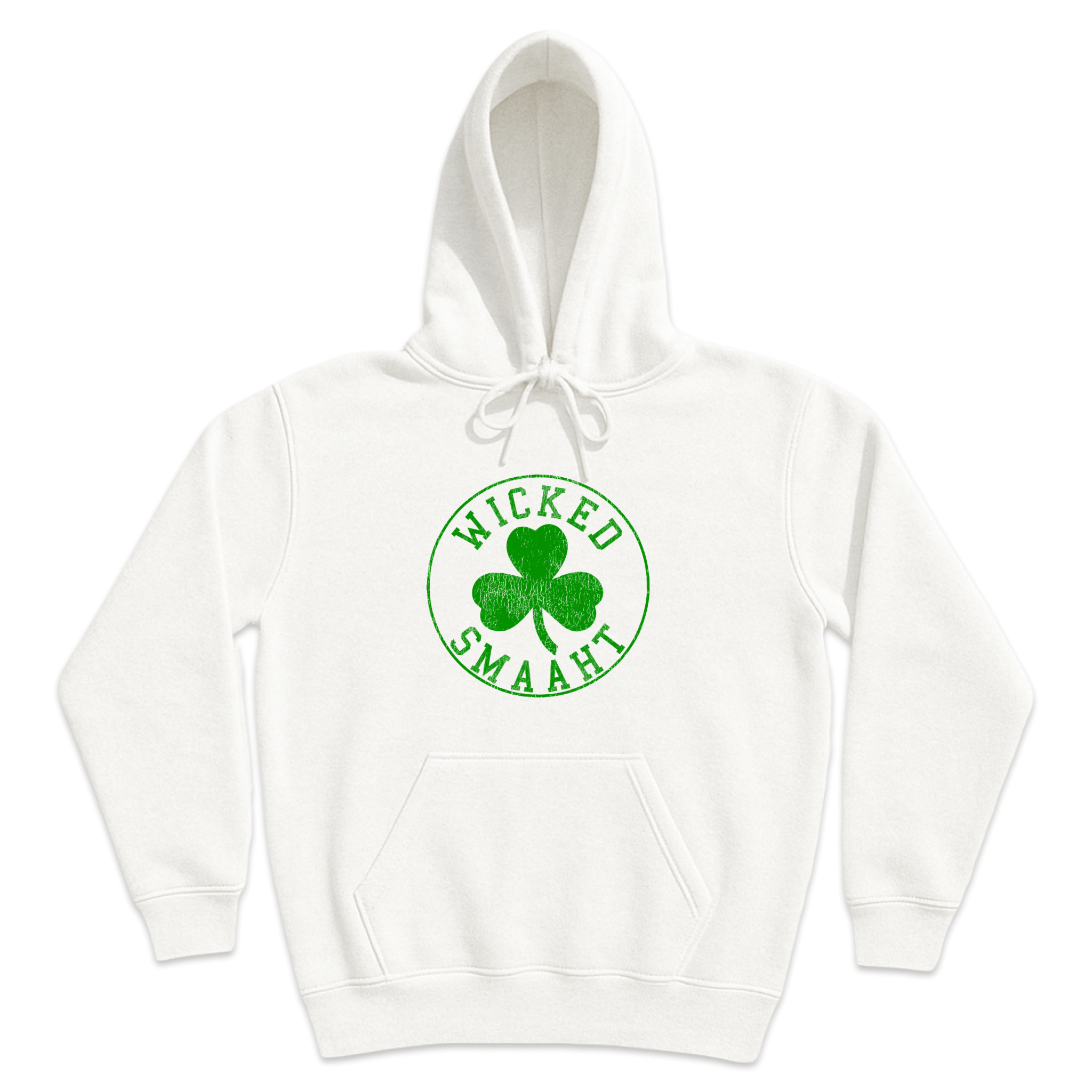 Cape Cod Clothing Company Wicked Smaaht Aged Shamrock Soft Fleece Hoodie