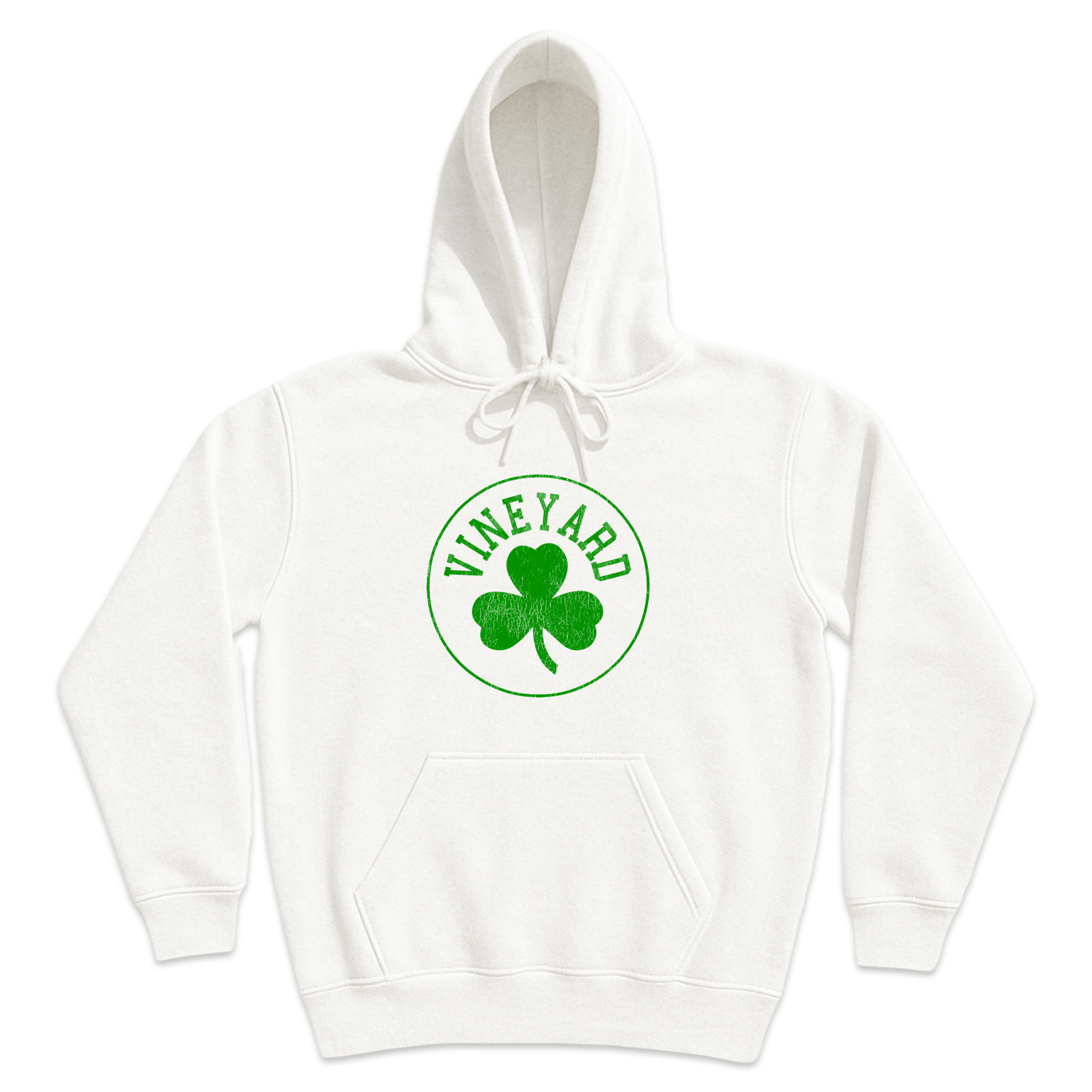 Cape Cod Clothing Company Martha's Vineyard Aged Shamrock Soft Fleece Hoodie