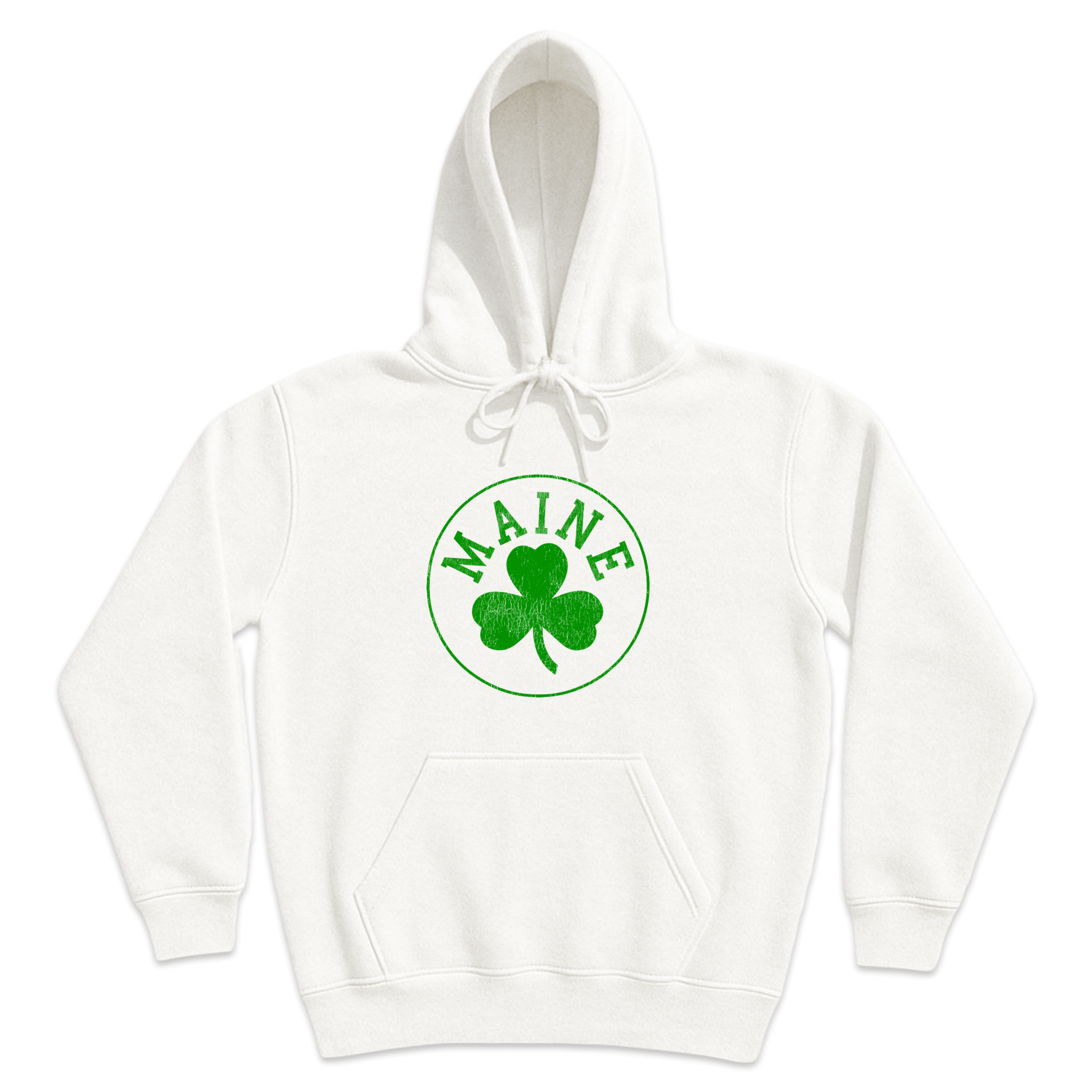 Cape Cod Clothing Company Maine Aged Shamrock Soft Fleece Hoodie