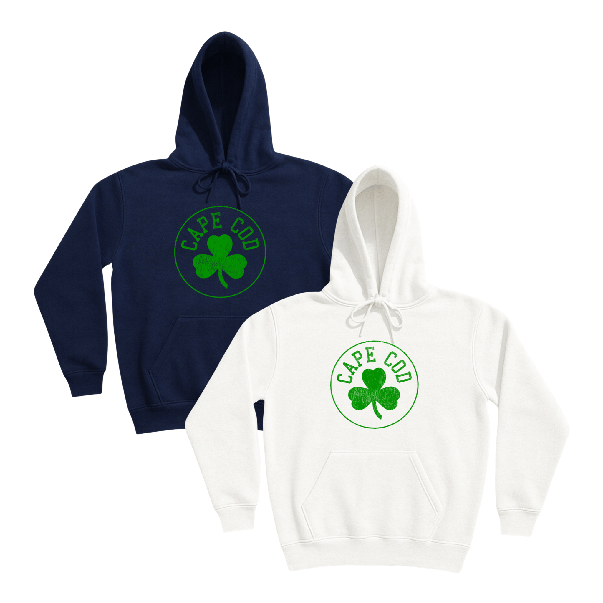 Cape Cod Clothing Company Cape Cod Aged Shamrock Soft Fleece Hoodie