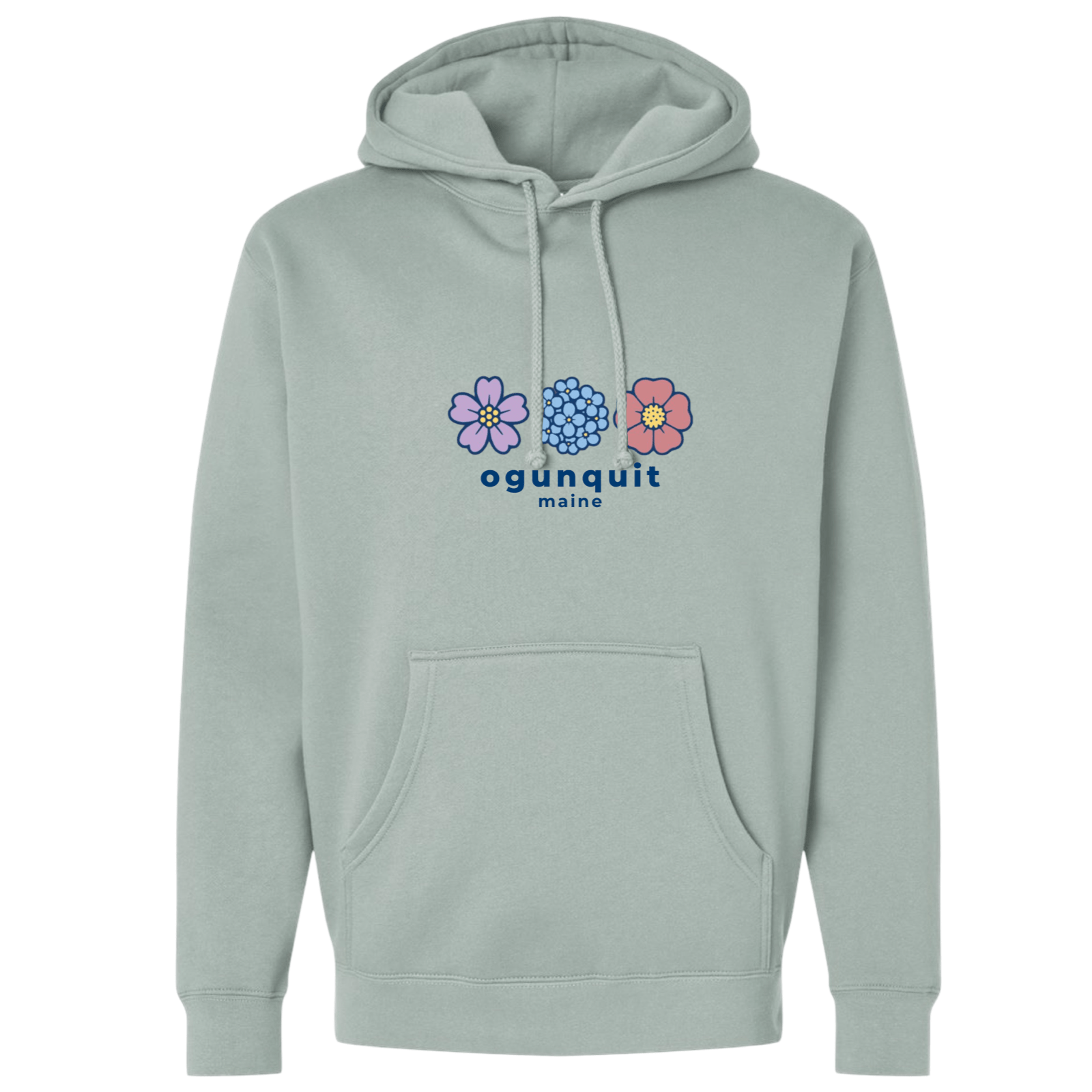 Cape Cod Clothing Company Ogunquit Summer Bloom Midweight Fleece Hoodie