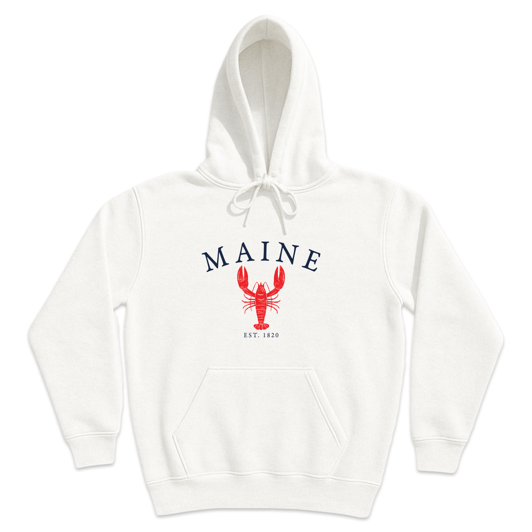 Cape Cod Clothing Company Maine Vintage Lobster Soft Fleece Hoodie