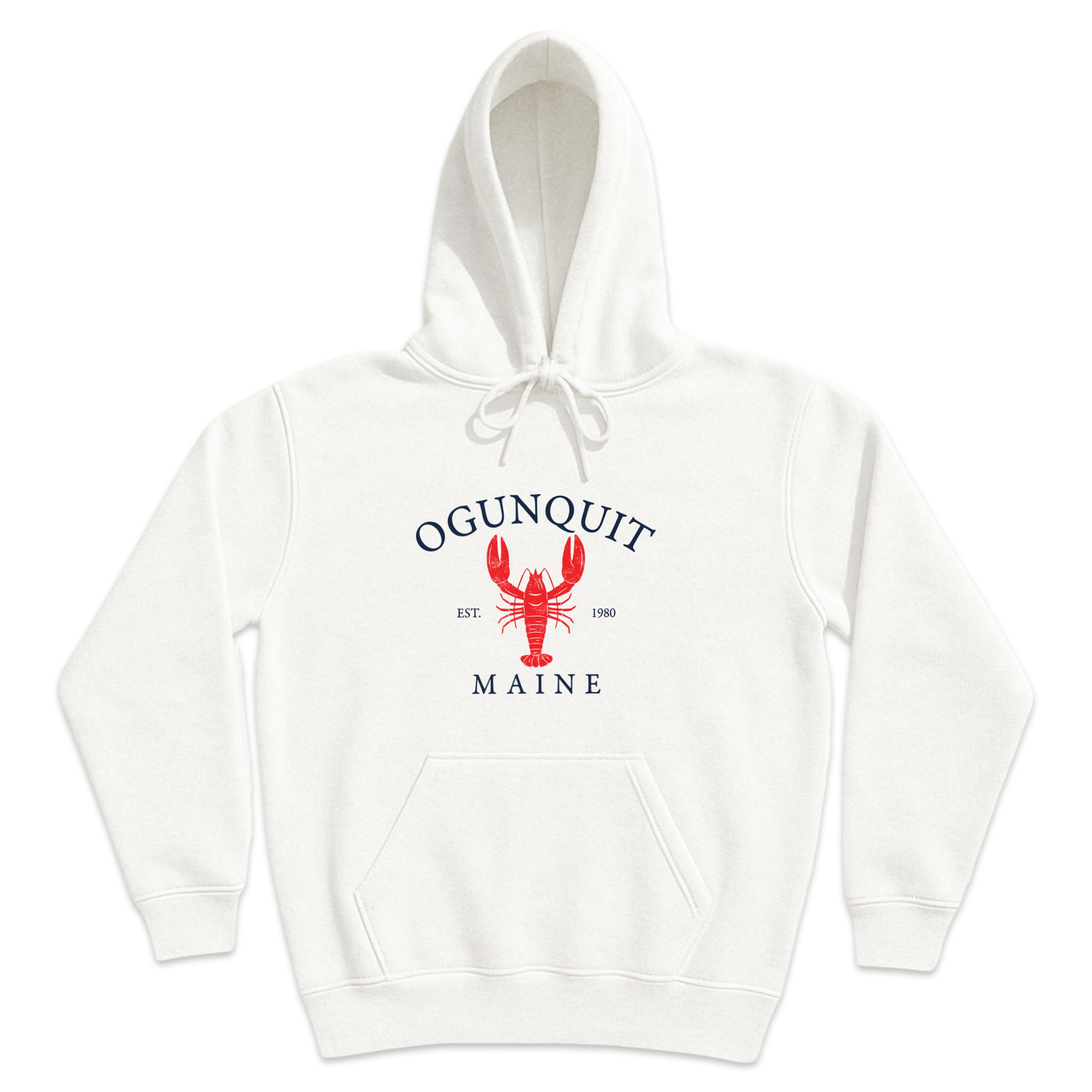Cape Cod Clothing Company Ogunquit Vintage Lobster Soft Fleece Hoodie