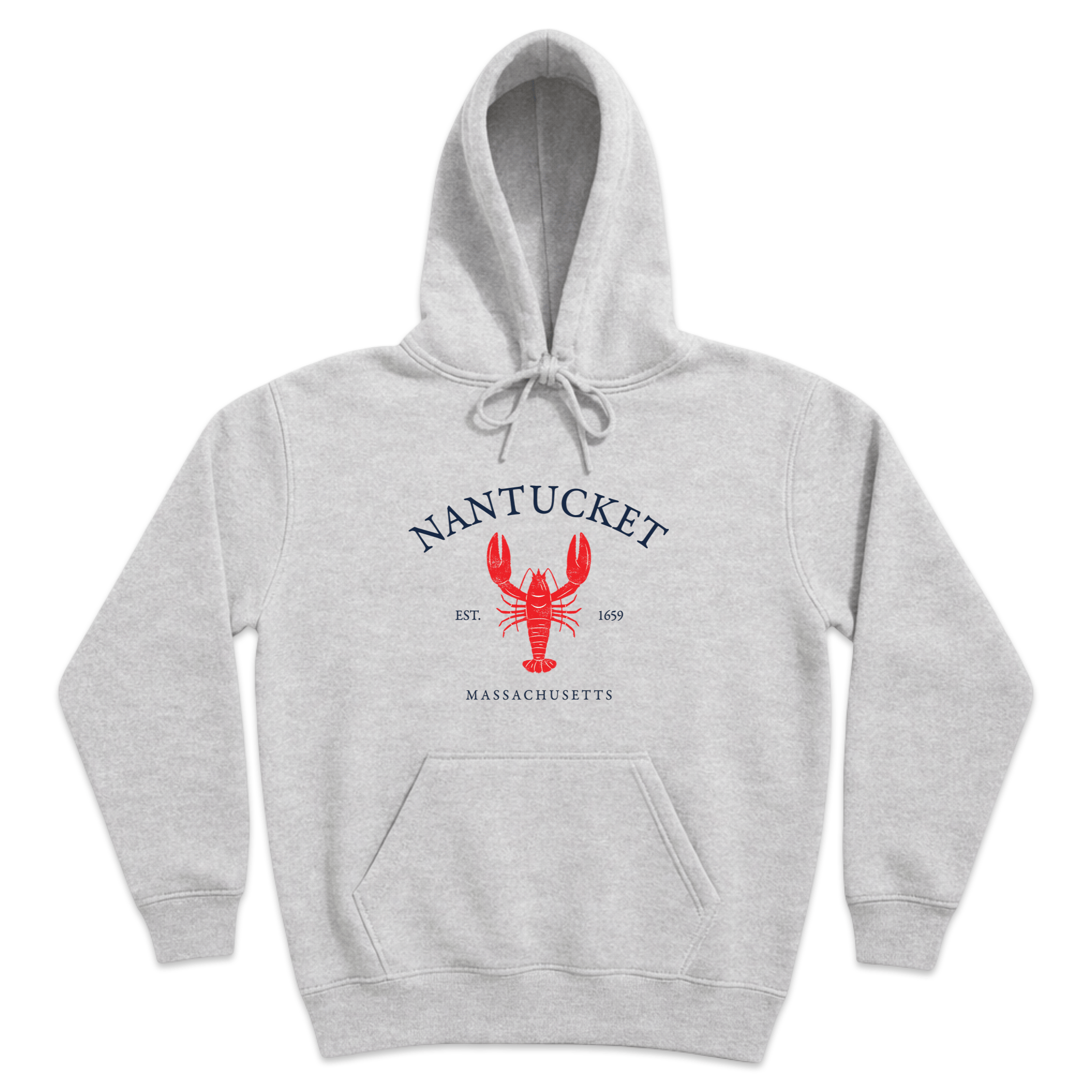 Cape Cod Clothing Company Nantucket Vintage Lobster Soft Fleece Hoodie