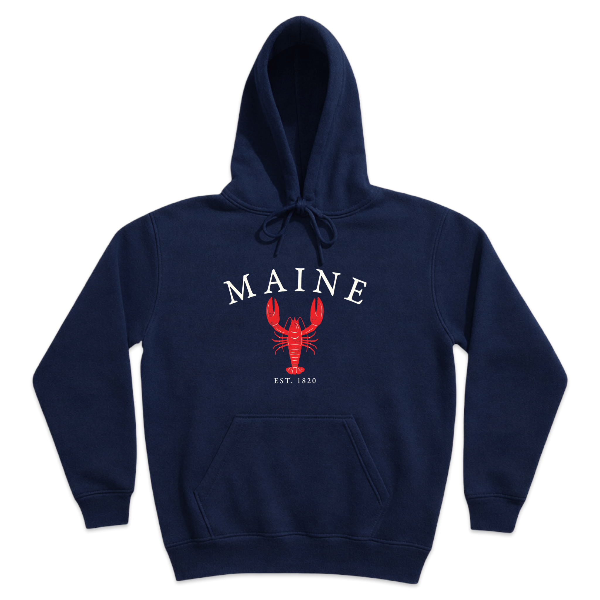 Cape Cod Clothing Company Maine Vintage Lobster Soft Fleece Hoodie