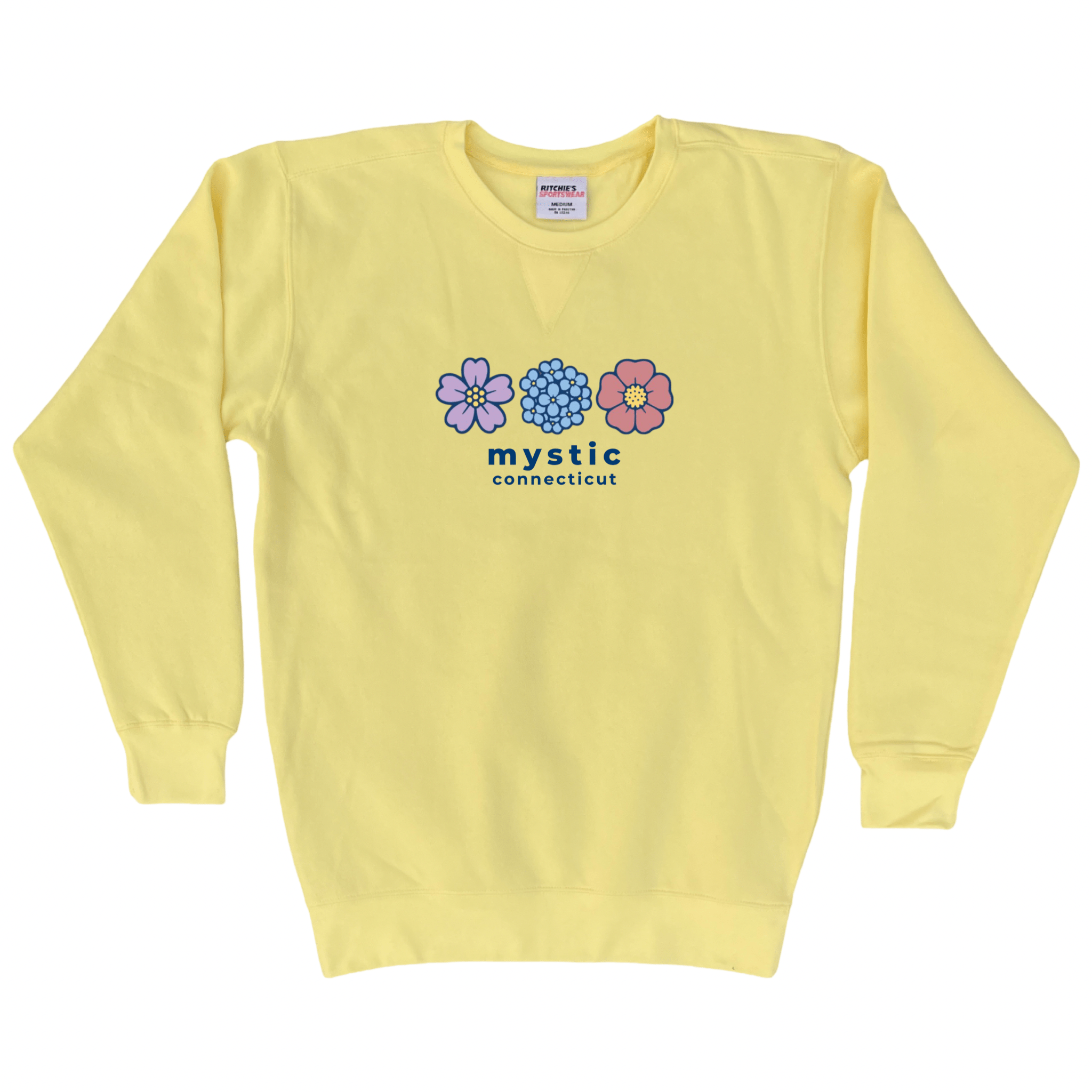 Cape Cod Clothing Company Mystic Summer Bloom Fleece Crewneck Sweatshirt