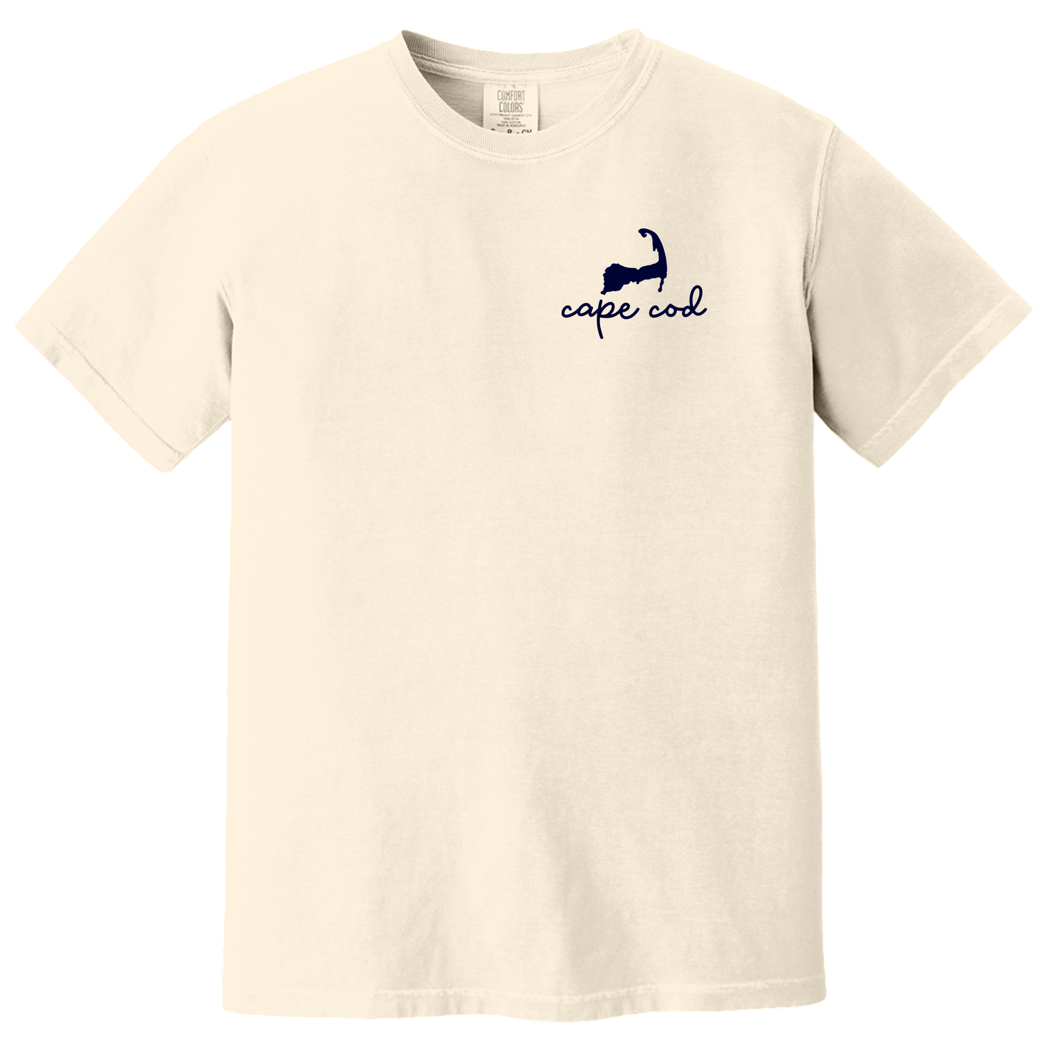 Cape Cod Silhouette Comfort Colors T-Shirt, Ivory