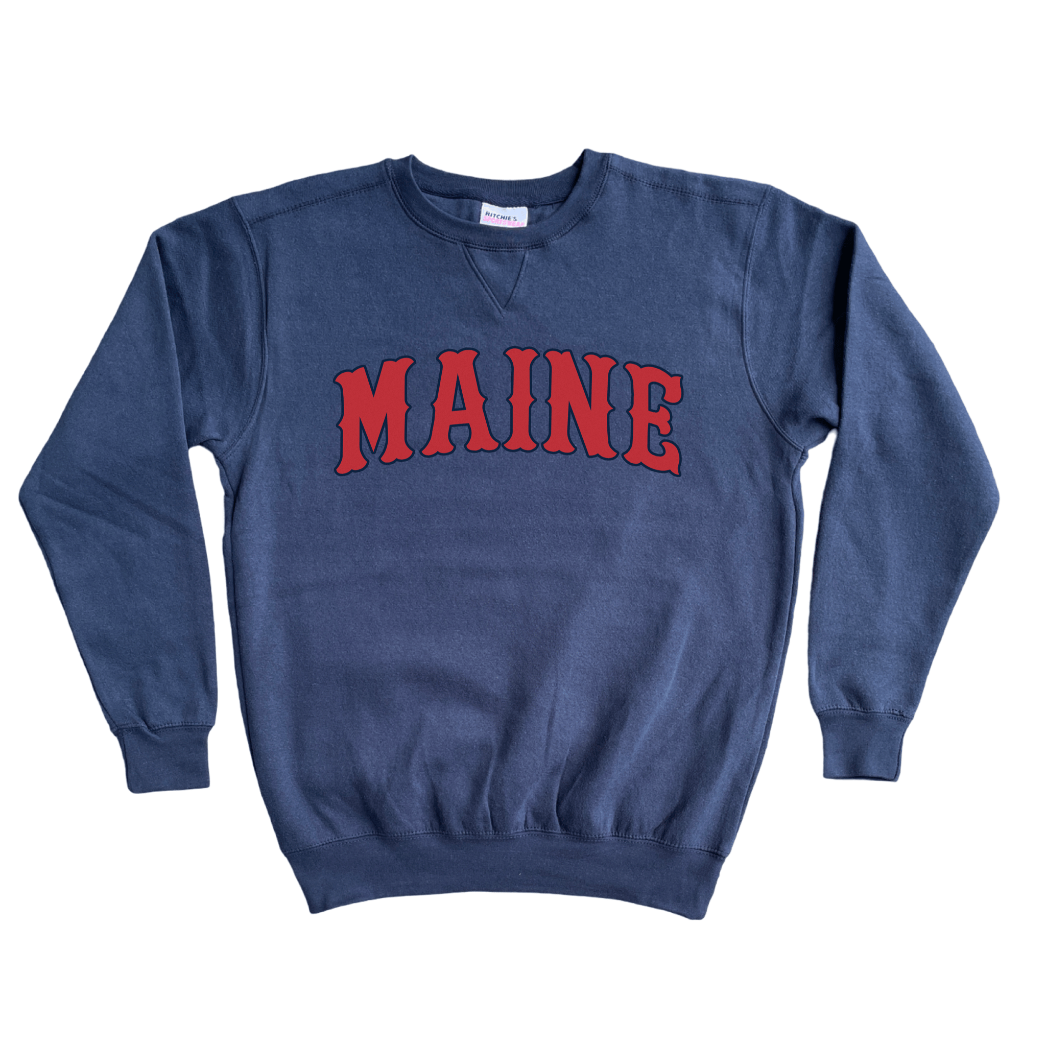 Cape Cod Clothing Company Maine Baseball Fleece Crewneck