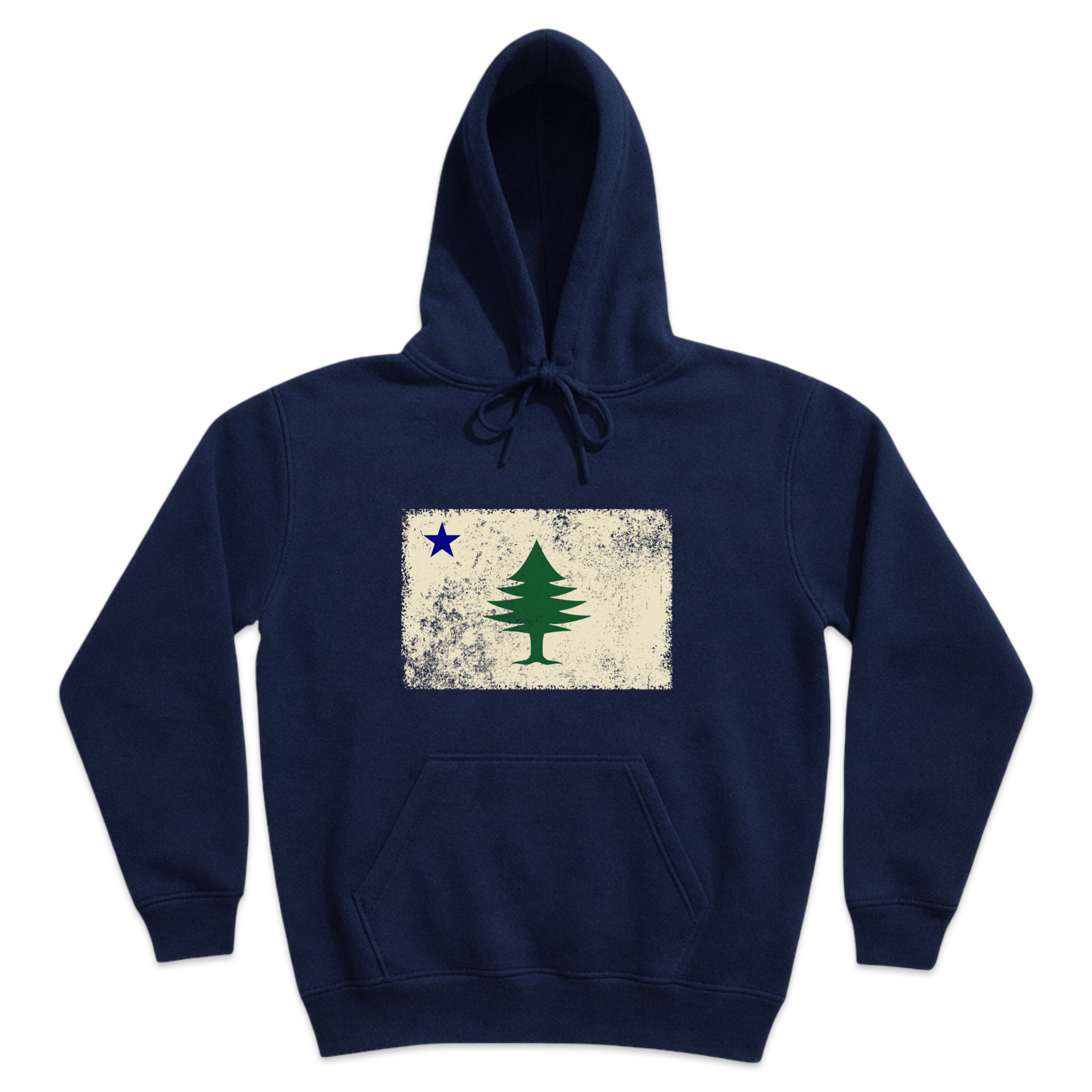 Cape Cod Clothing Company Classic Maine Flag Soft Fleece Hoodie