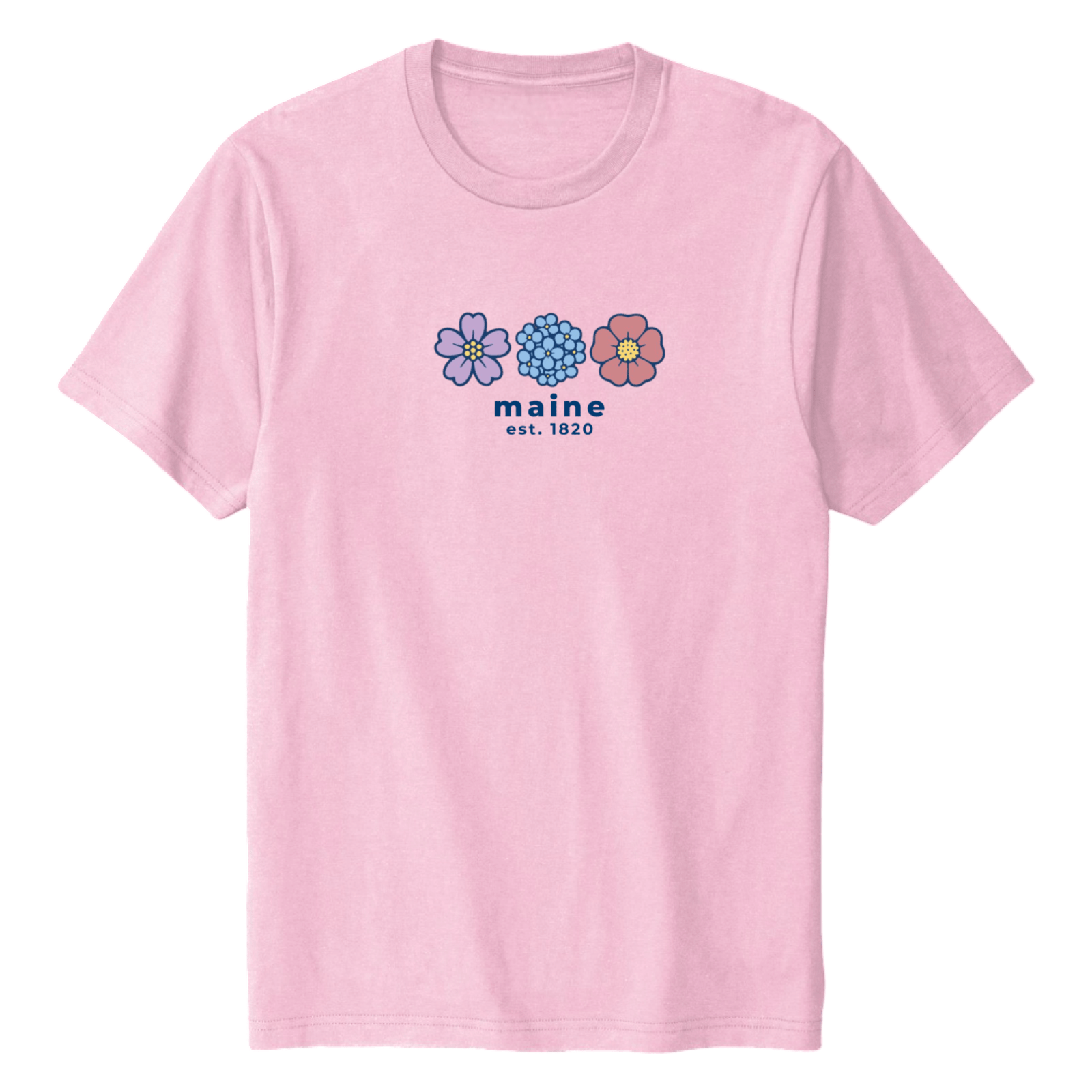 Cape Cod Clothing Company Maine Summer Bloom Soft Cotton T-Shirt