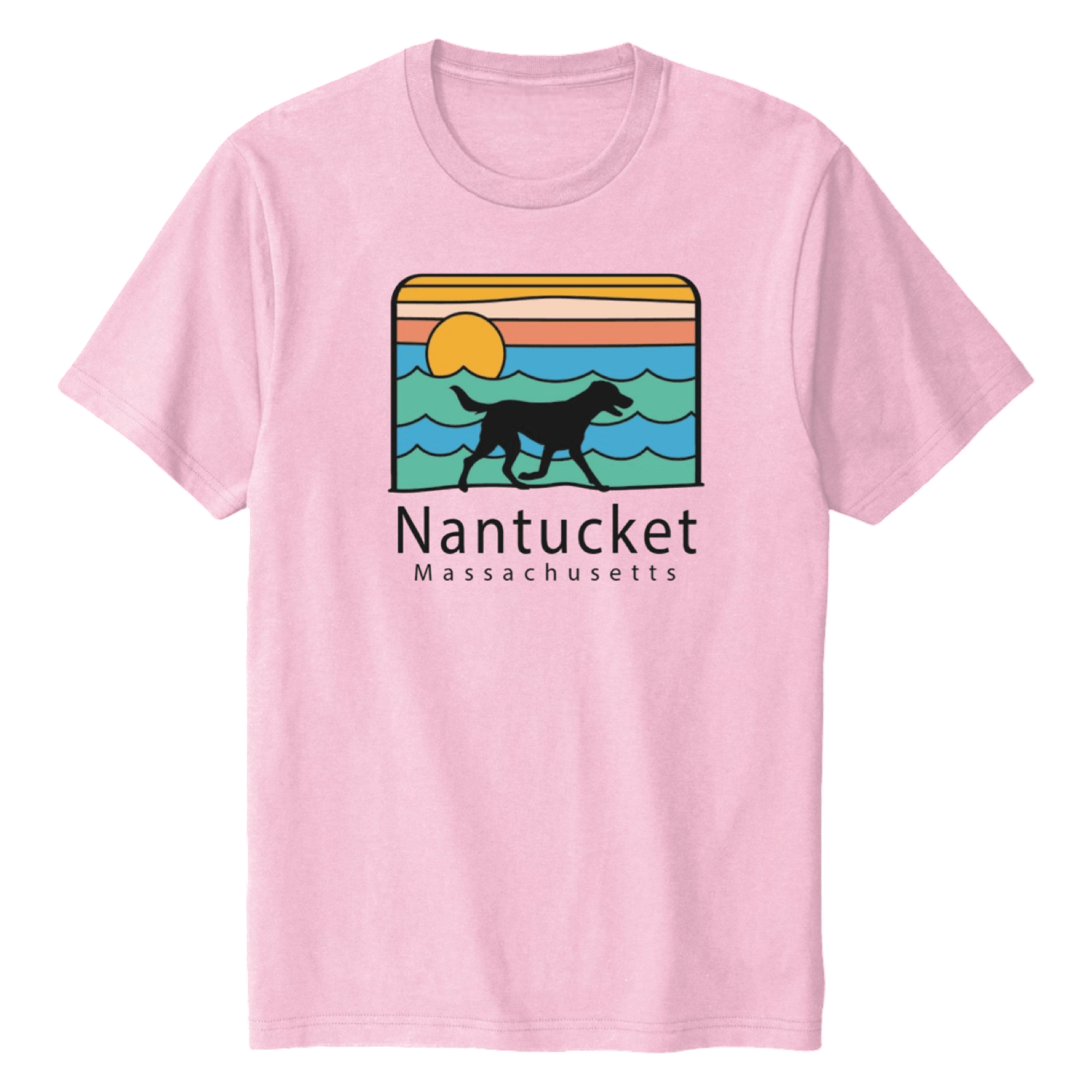 Cape Cod Clothing Company Nantucket Summer Dog Soft Cotton T-Shirt