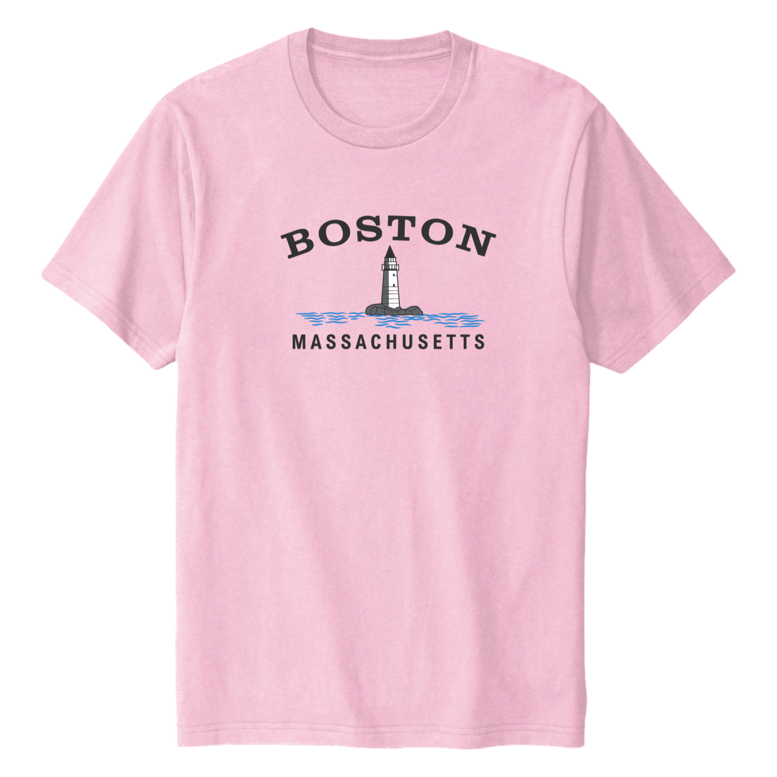 Cape Cod Clothing Company Boston Big Lighthouse Soft Cotton T-Shirt