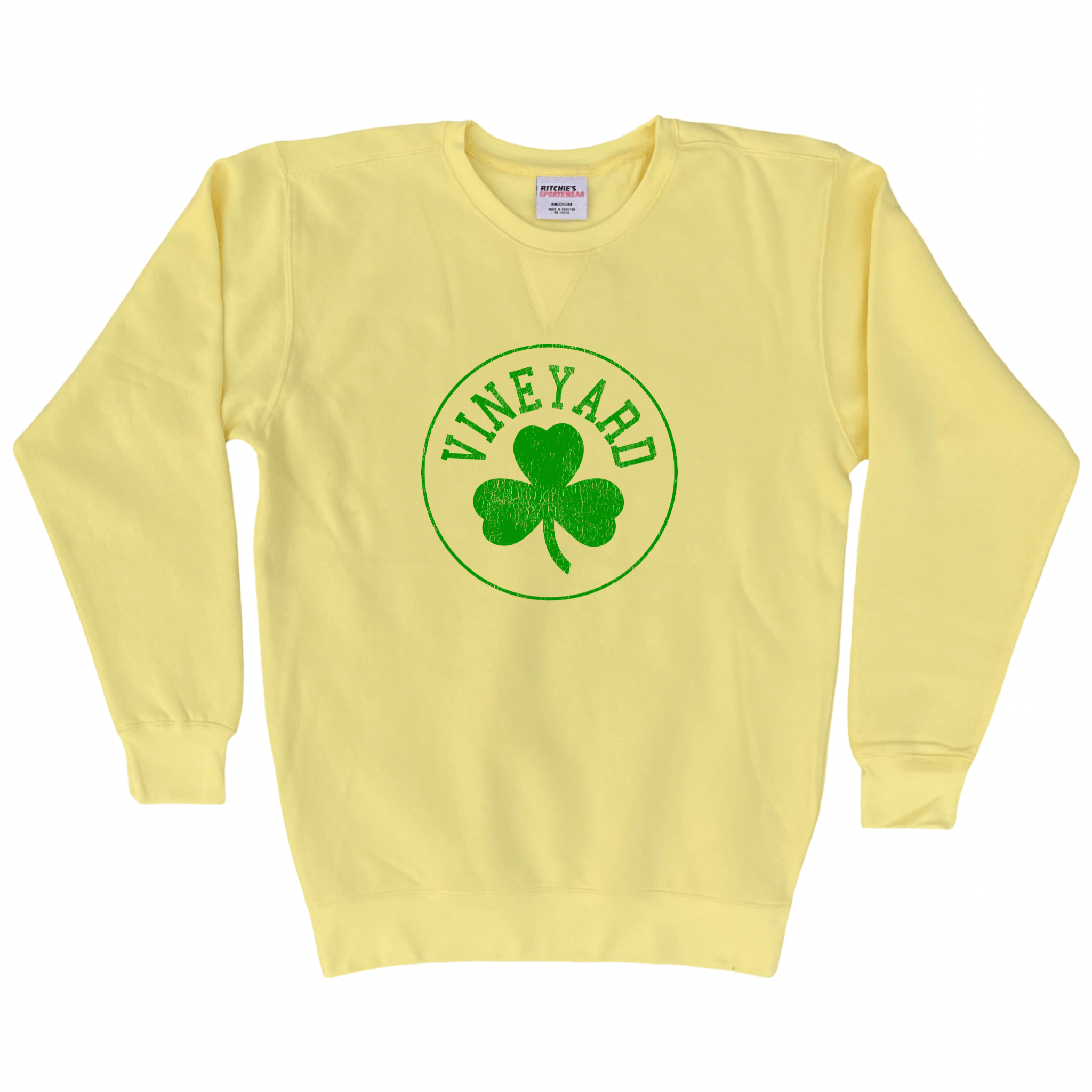 Cape Cod Clothing Company Martha's Vineyard Legacy Shamrock Fleece Crewneck