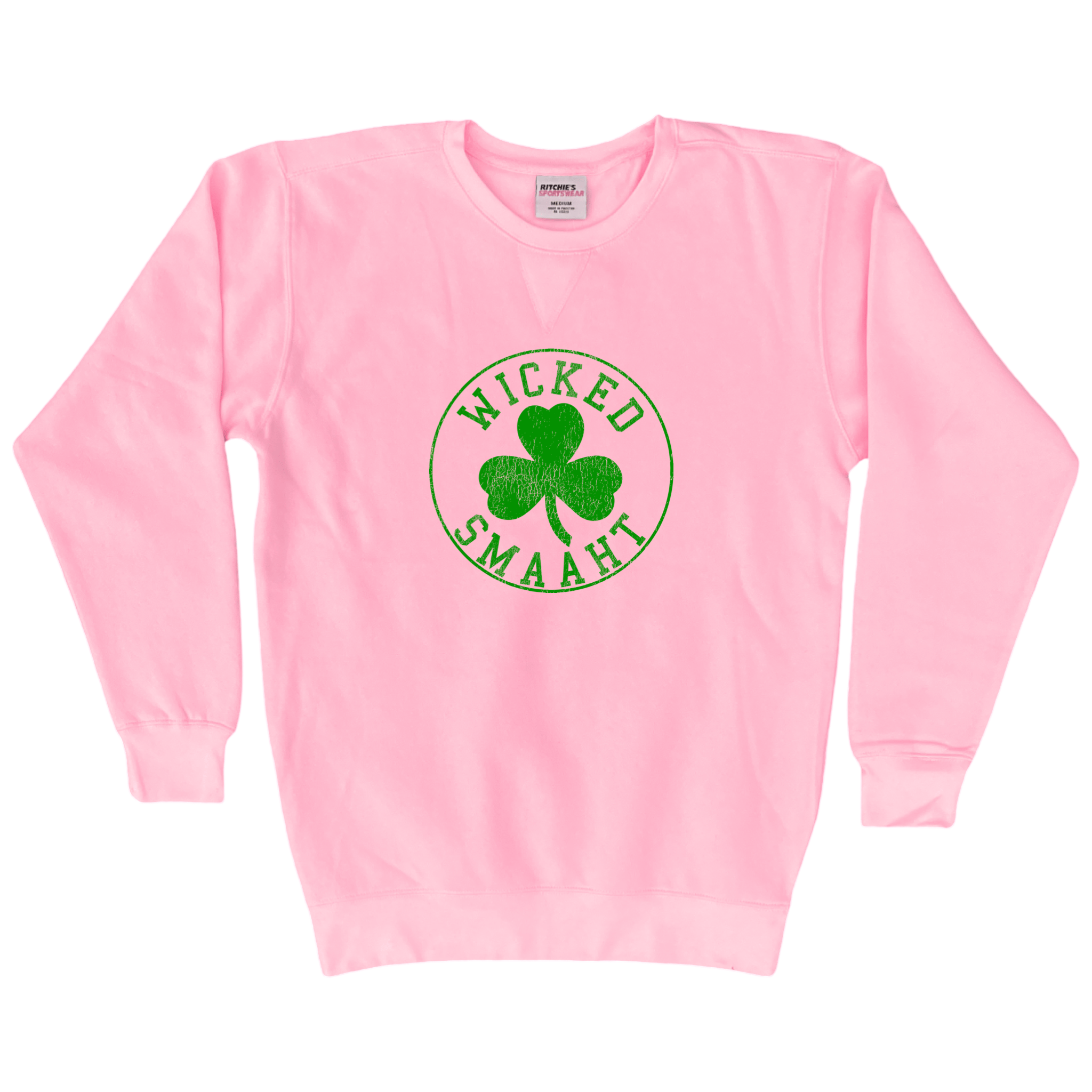 Cape Cod Clothing Company Wicked Smaaht Legacy Shamrock Fleece Crewneck