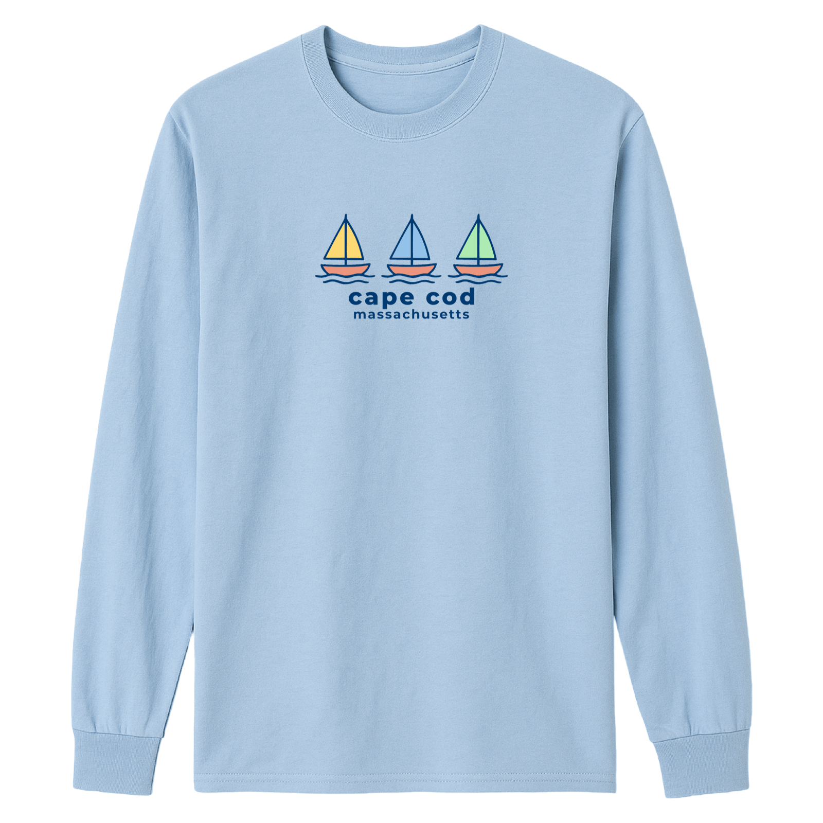 Cape Cod Clothing Company Cape Cod Summer Sails Essential Long Sleeve Tee