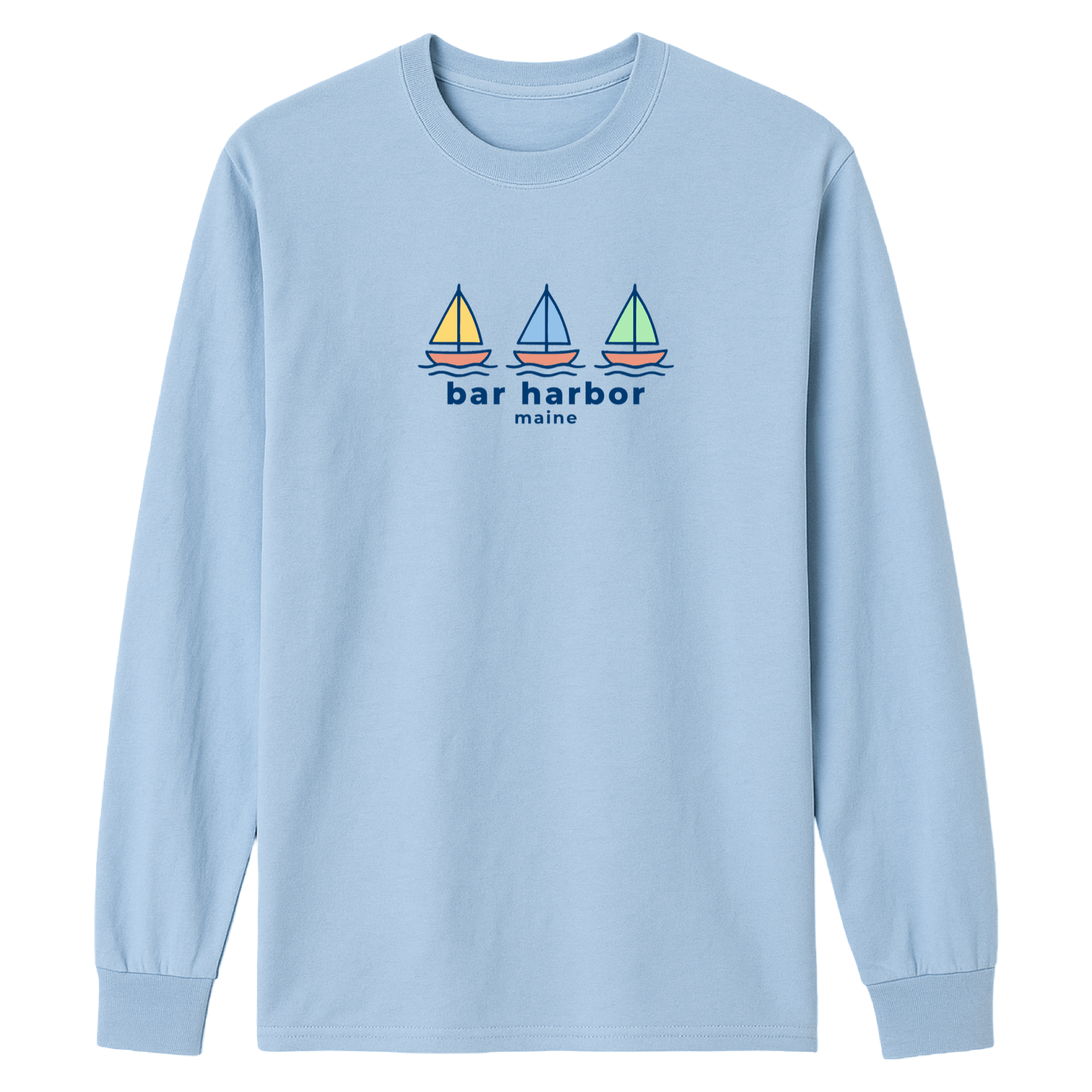 Cape Cod Clothing Company Bar Harbor Summer Sails Essential Long Sleeve Tee