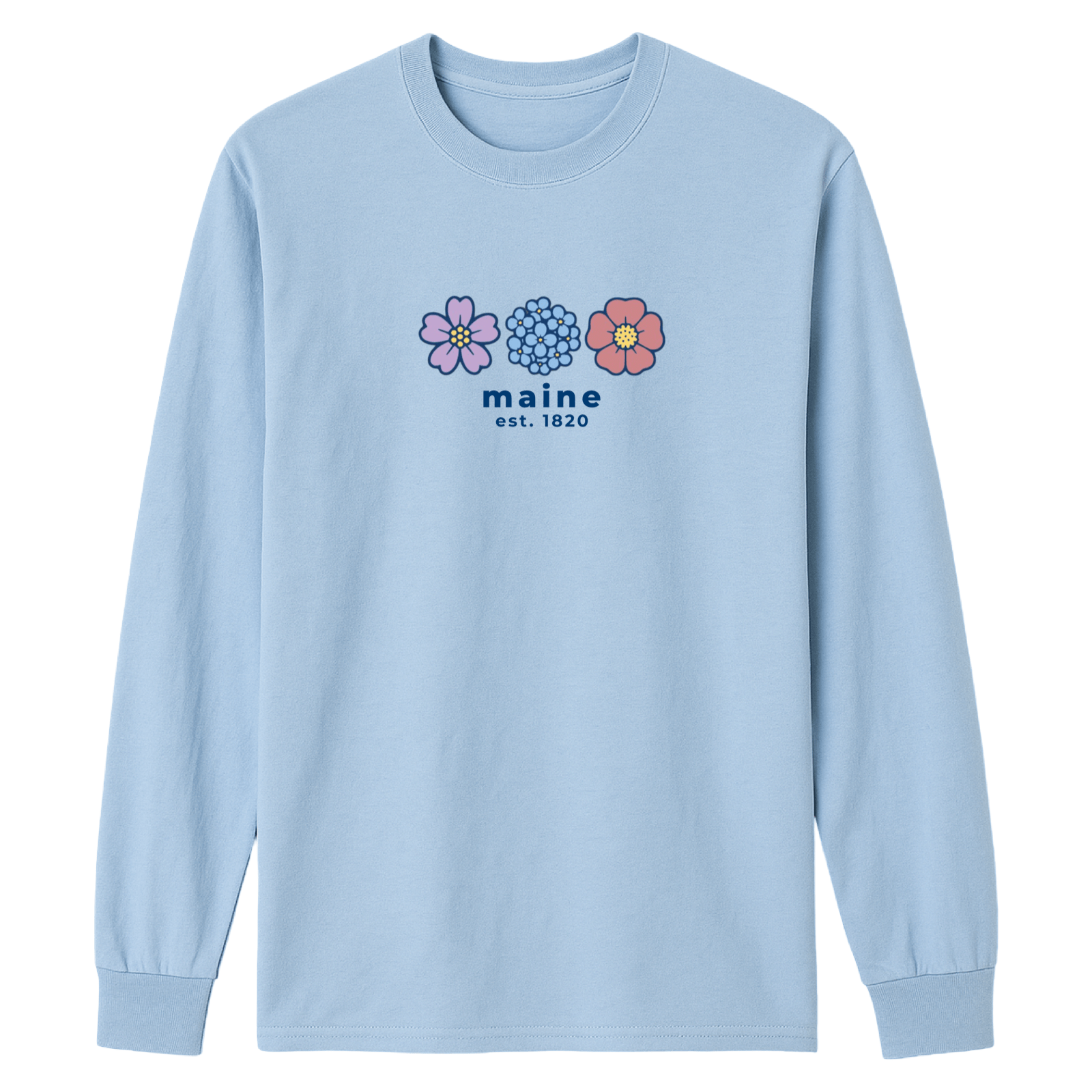 Cape Cod Clothing Company Maine Summer Bloom Essential Long Sleeve Tee