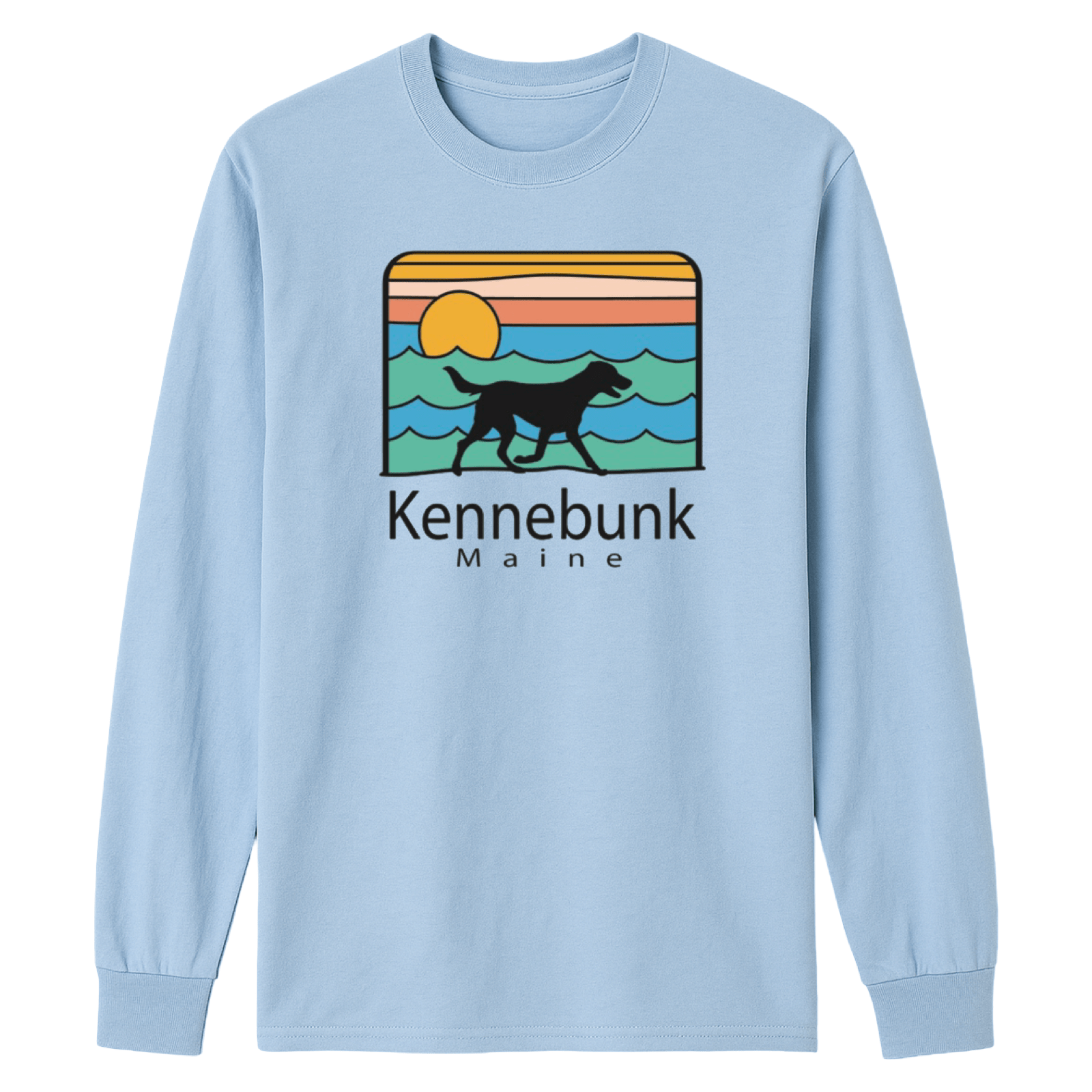 Cape Cod Clothing Company Kennebunk Summer Dog Essential Long Sleeve Tee