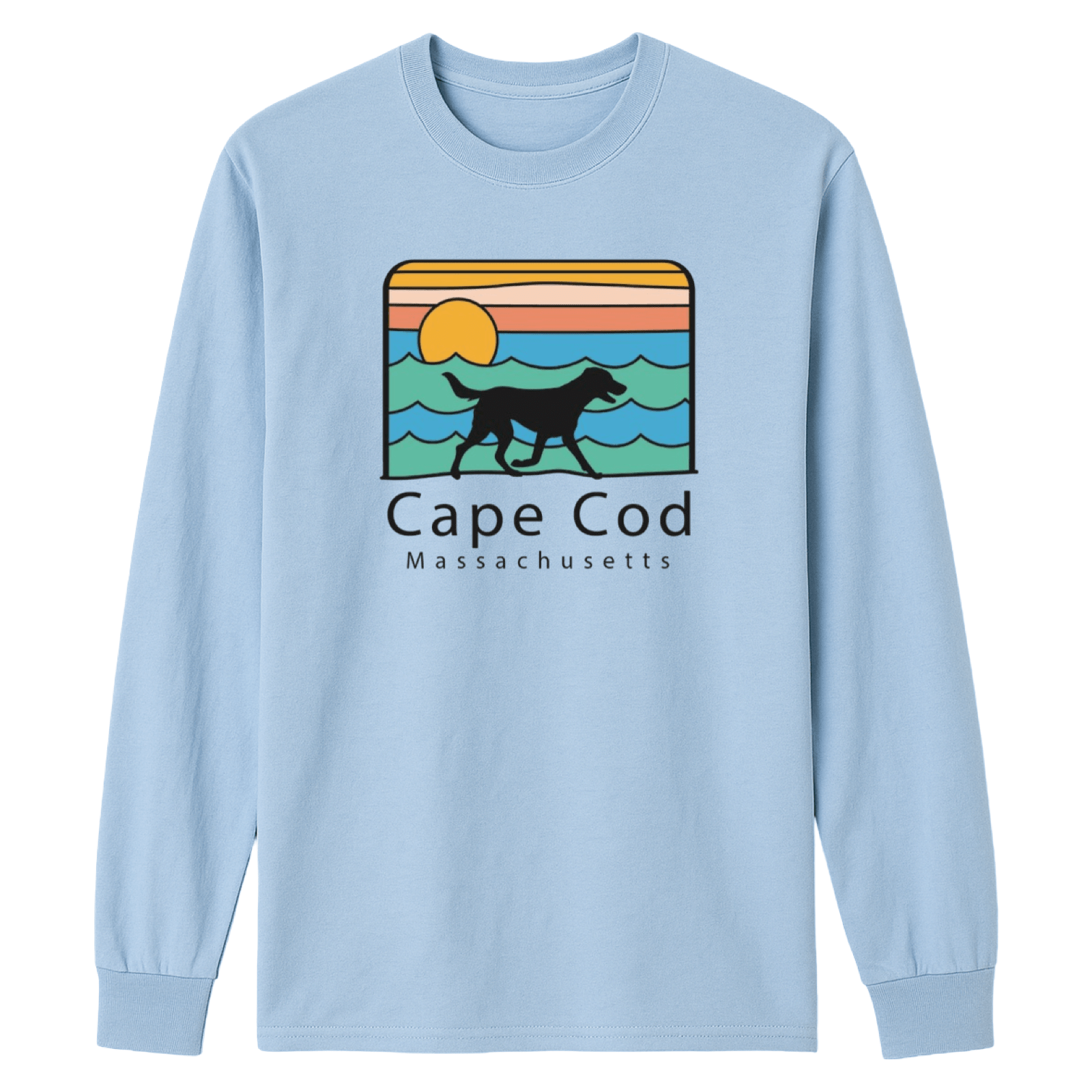 Cape Cod Clothing Company Cape Cod Summer Dog Essential Long Sleeve Tee