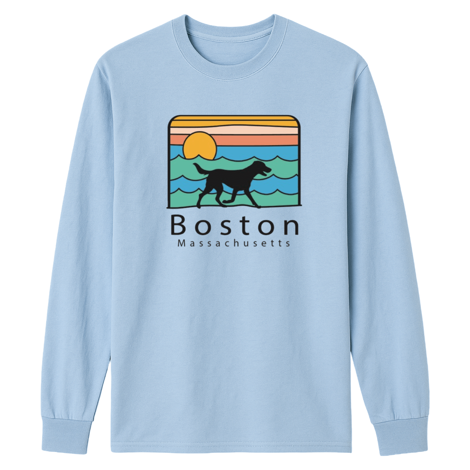 Cape Cod Clothing Company Boston Summer Dog Essential Long Sleeve Tee