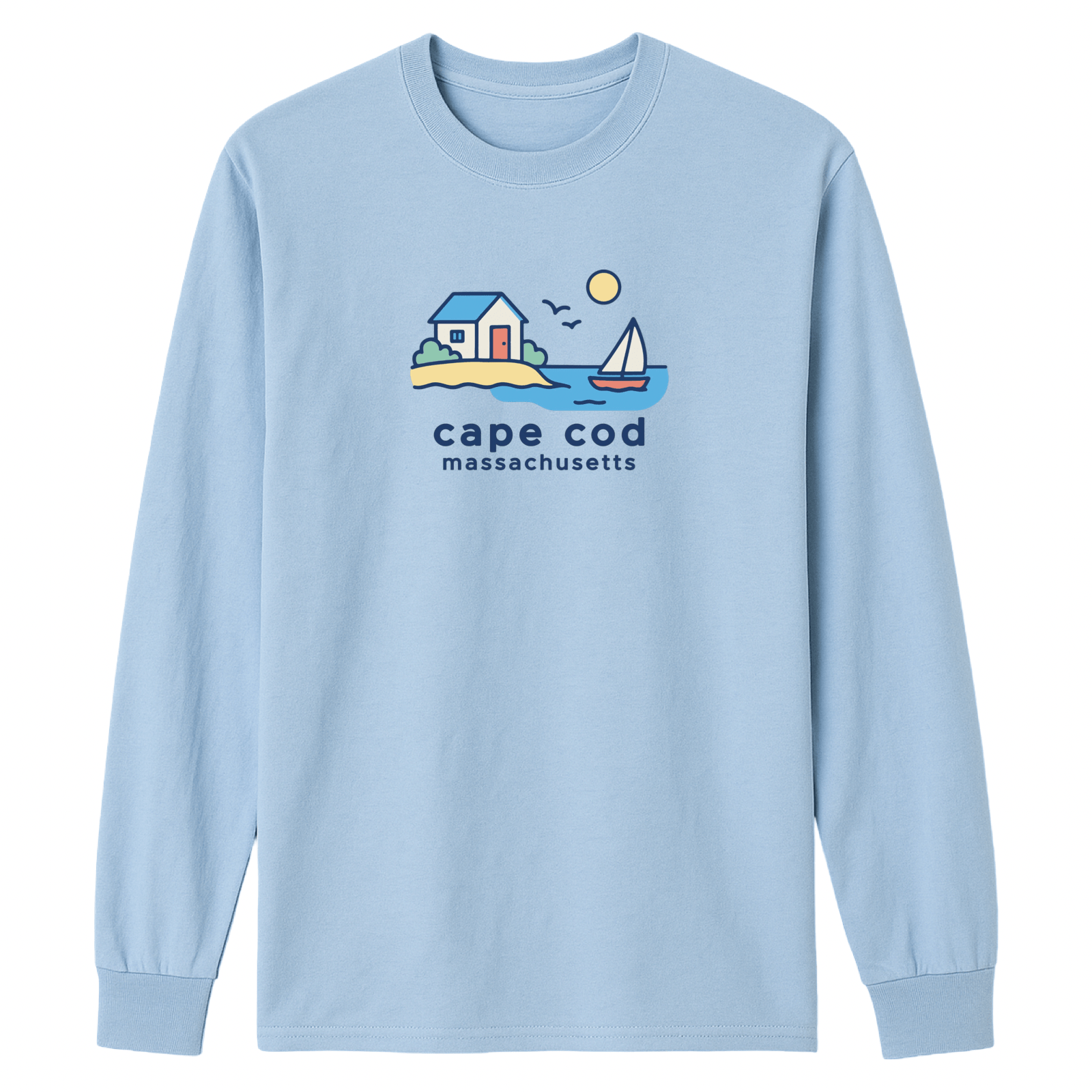 Cape Cod Clothing Company Cape Cod Beach House Essential Long Sleeve Tee